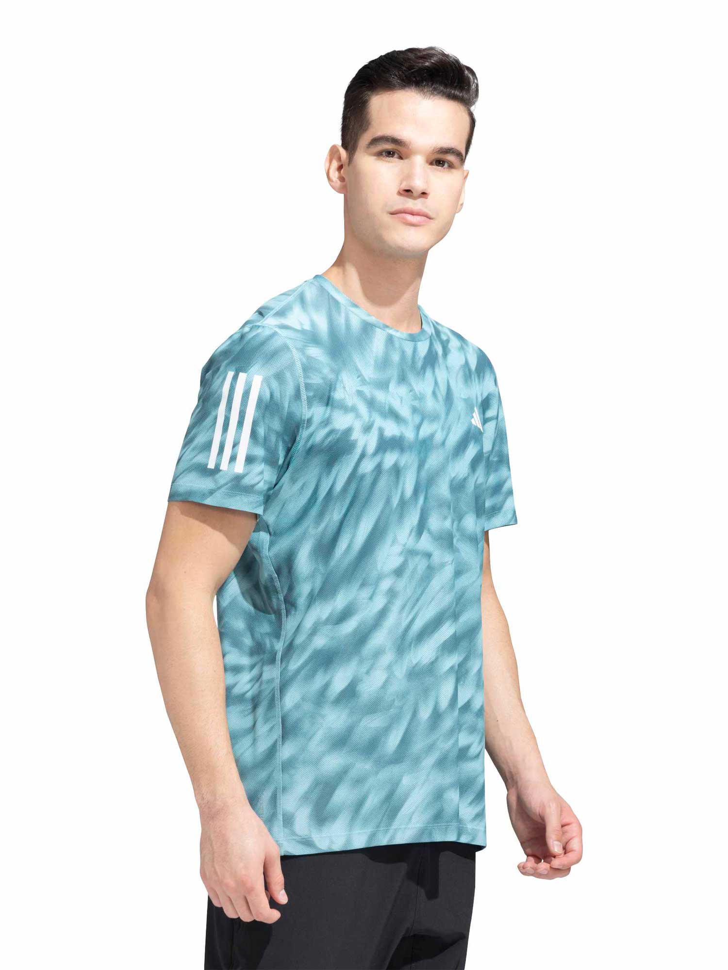 ADIDAS PERFORMANCE Тениска Own The Run Allover Print T-Shirt