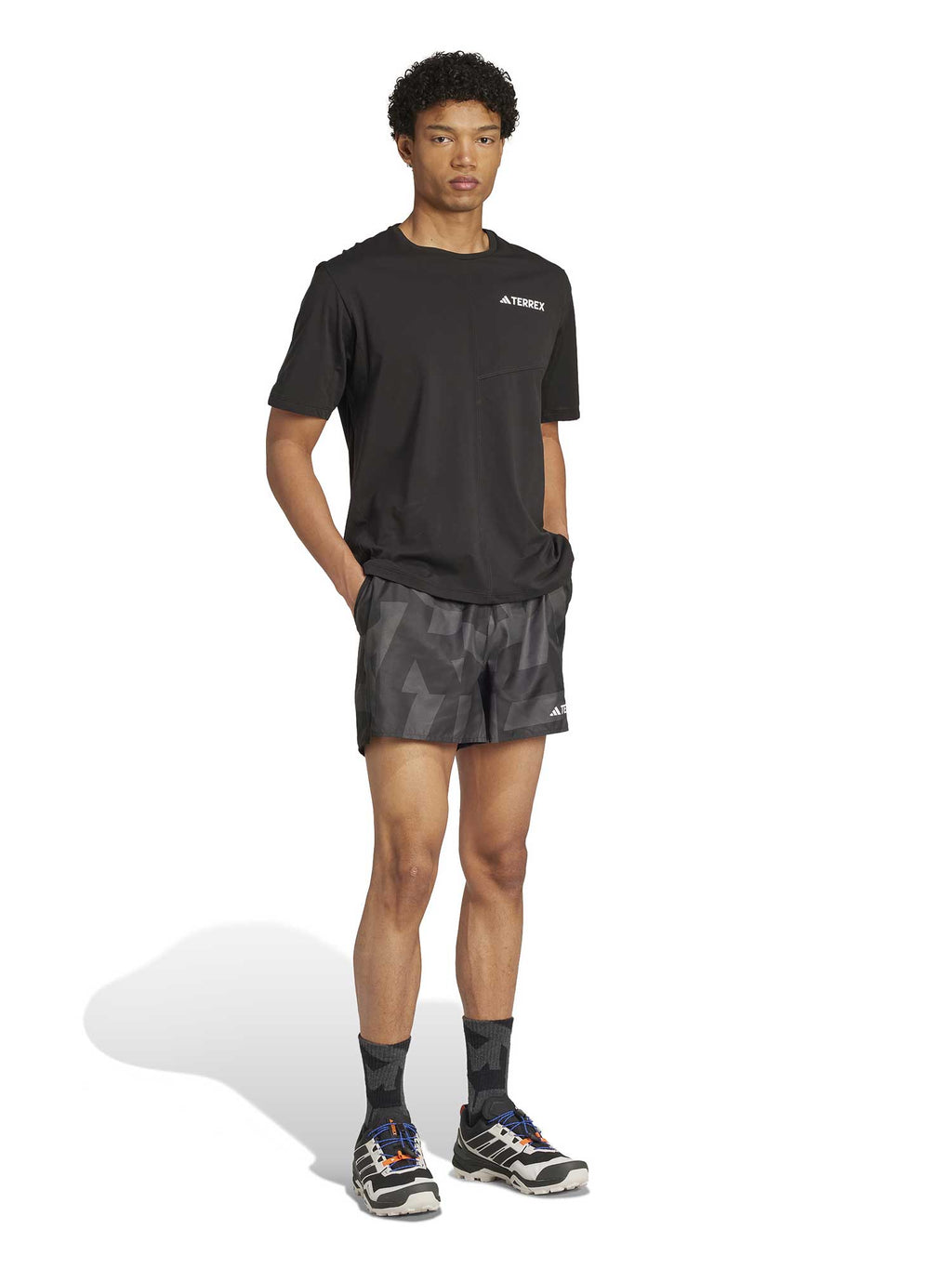 ADIDAS PERFORMANCE Къси панталони Terrex Multi Light Shorts Printed