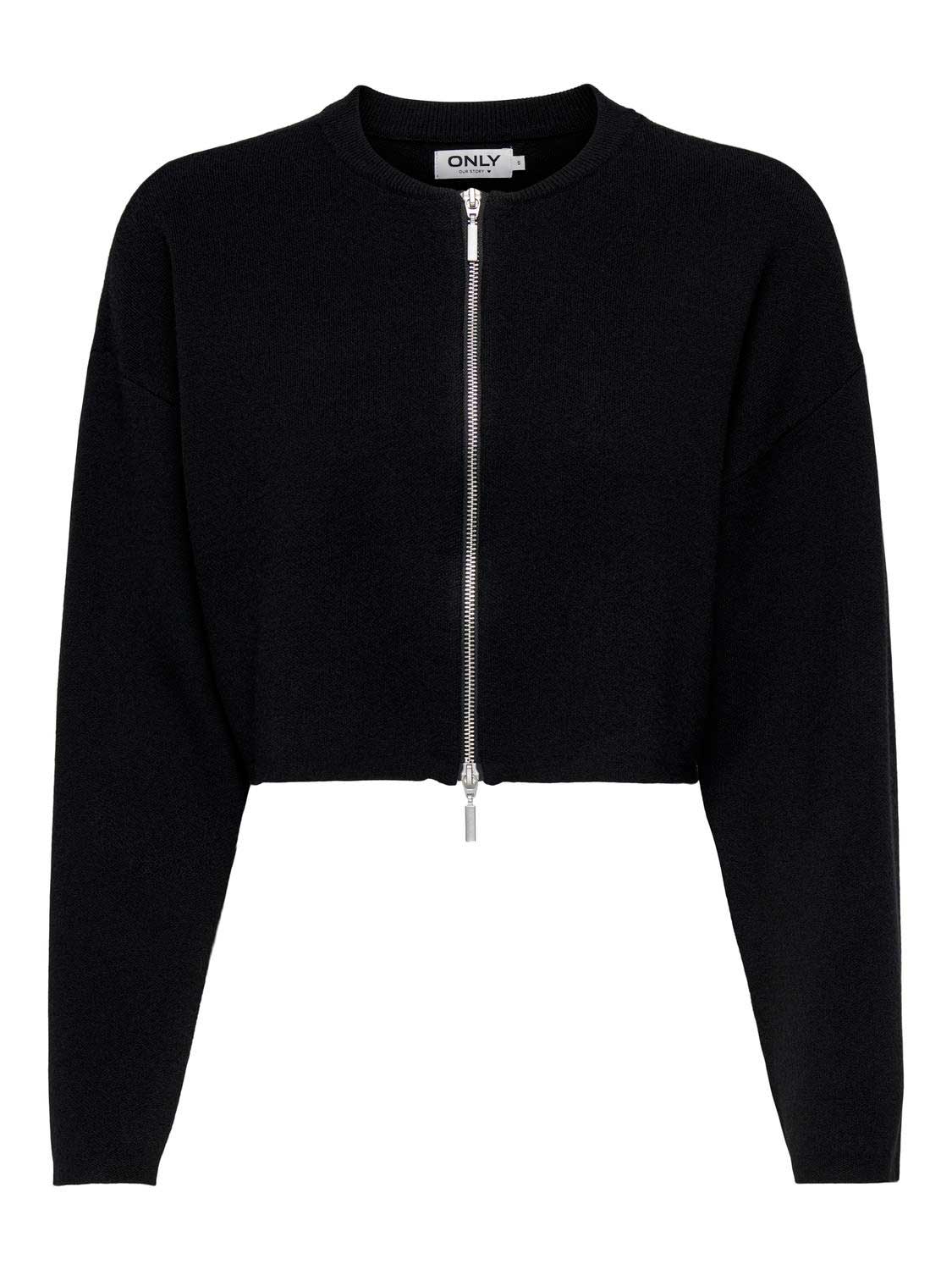 ONLY Жилетка ONLANNY LS CROPPED ZIP CARDIGAN KNT