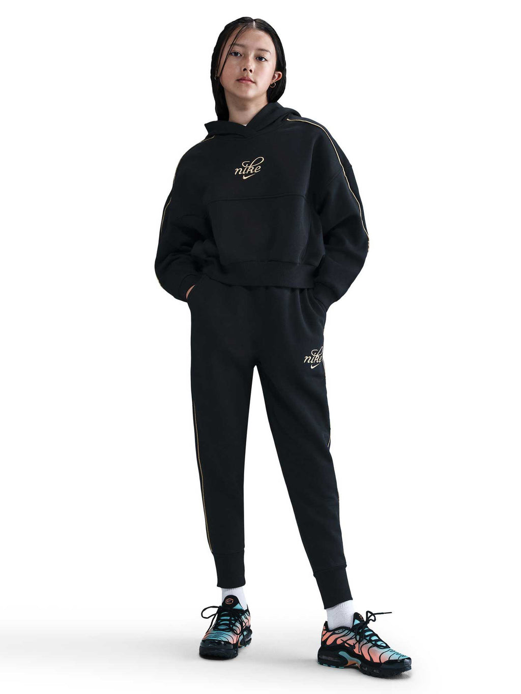 NIKE Спортно долнище G NSW CLUB FLC OS JGGR GX SHNE