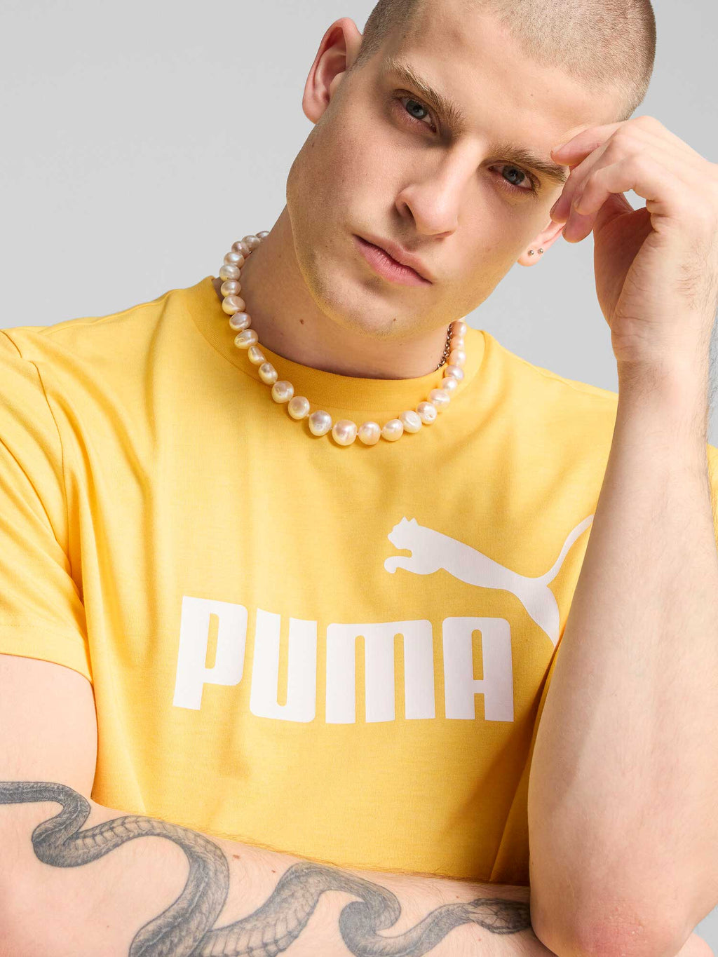 PUMA Тениска ESS No. 1 Logo Heather Tee (s)