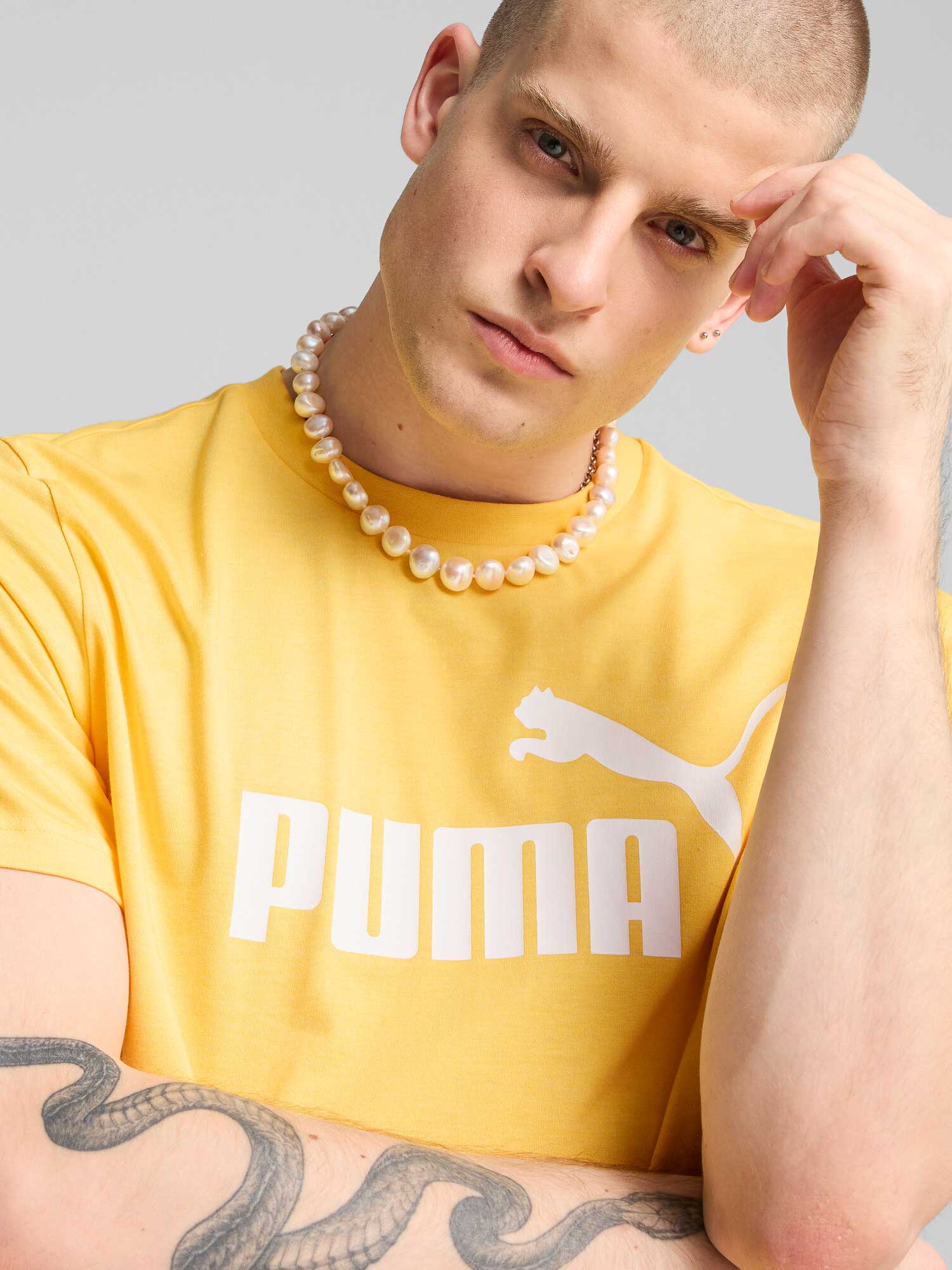 PUMA Тениска ESS No. 1 Logo Heather Tee (s)