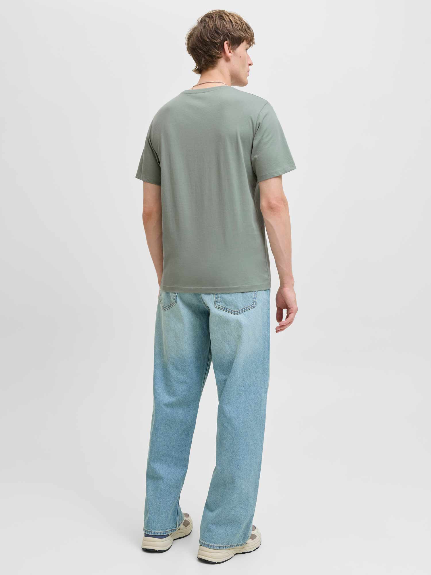 JACK & JONES Тениска JJGEPLAS TEE SS CREW NECK LN