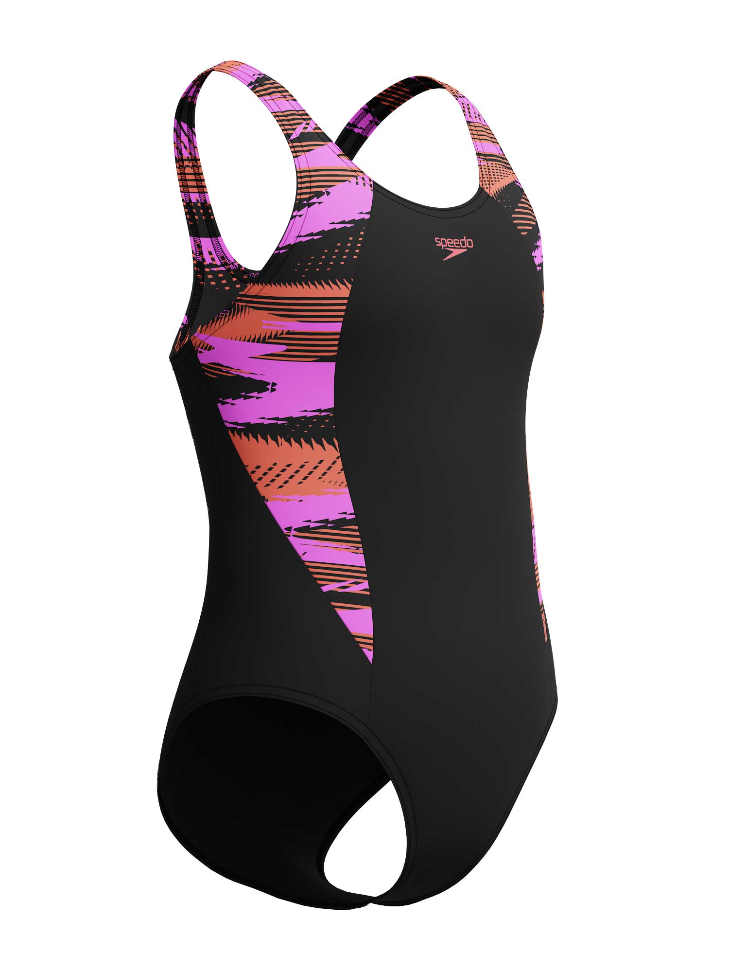 SPEEDO Цял бански GIRLS HYPERBOOM SPLICE MUSCLEBACK