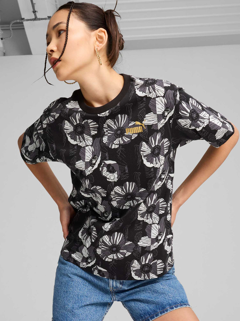 PUMA Тениска ESS+ Class Act AOP Tee