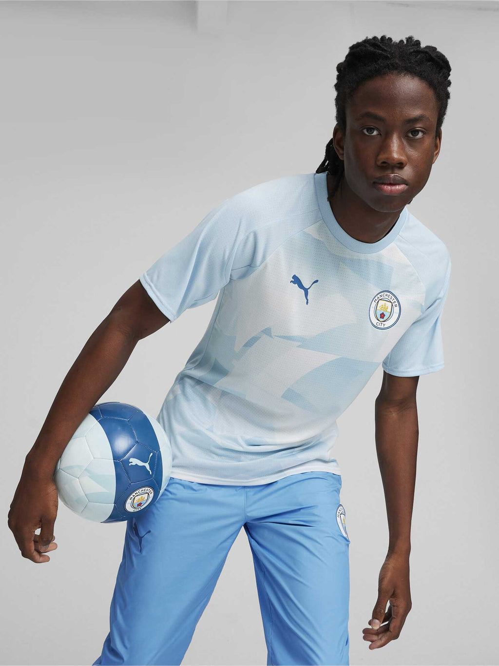 PUMA Тениска MCFC Prematch SS Jersey