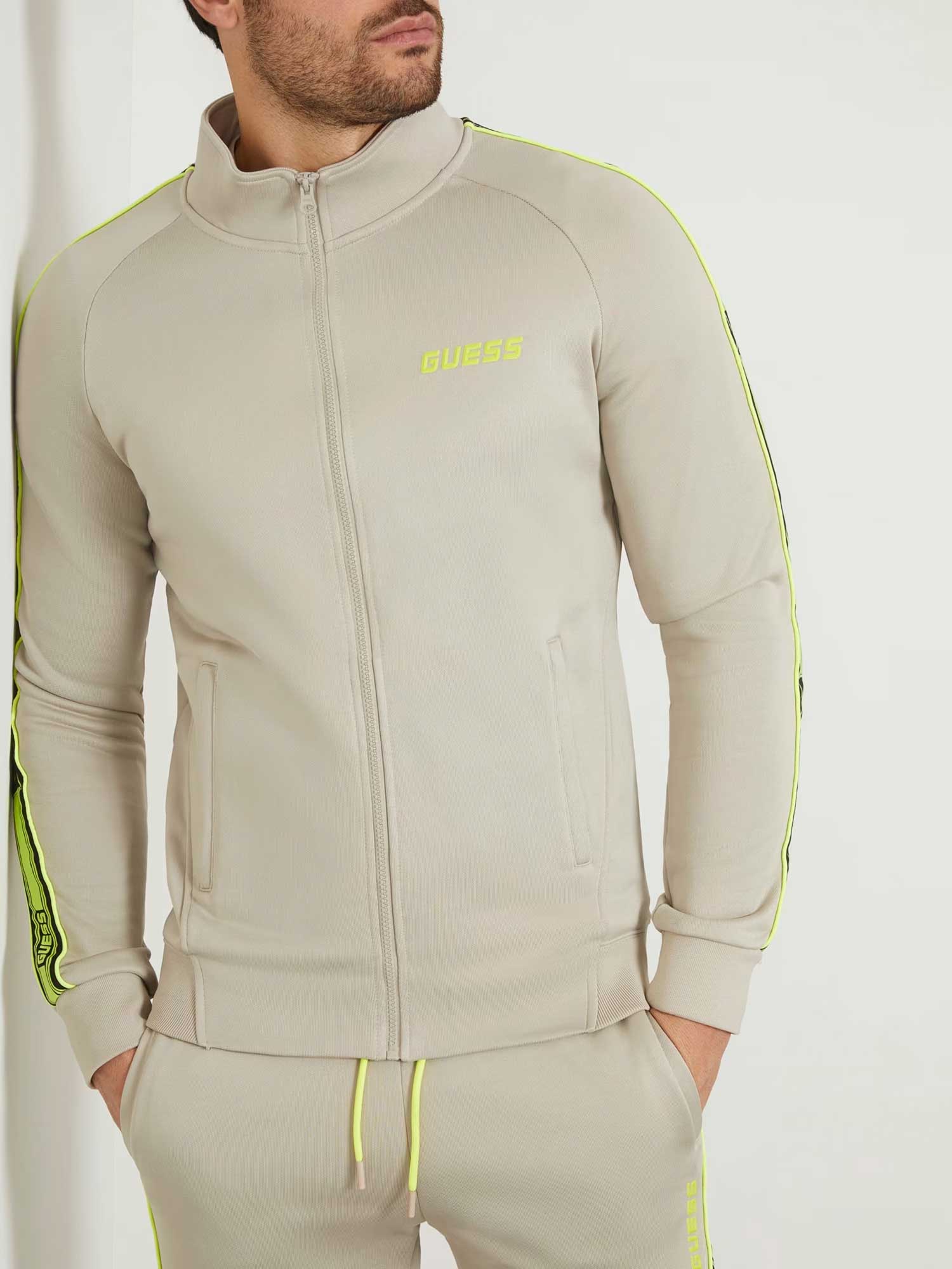 GUESS Спортно горнище KRISTOF FULL ZIP SWE