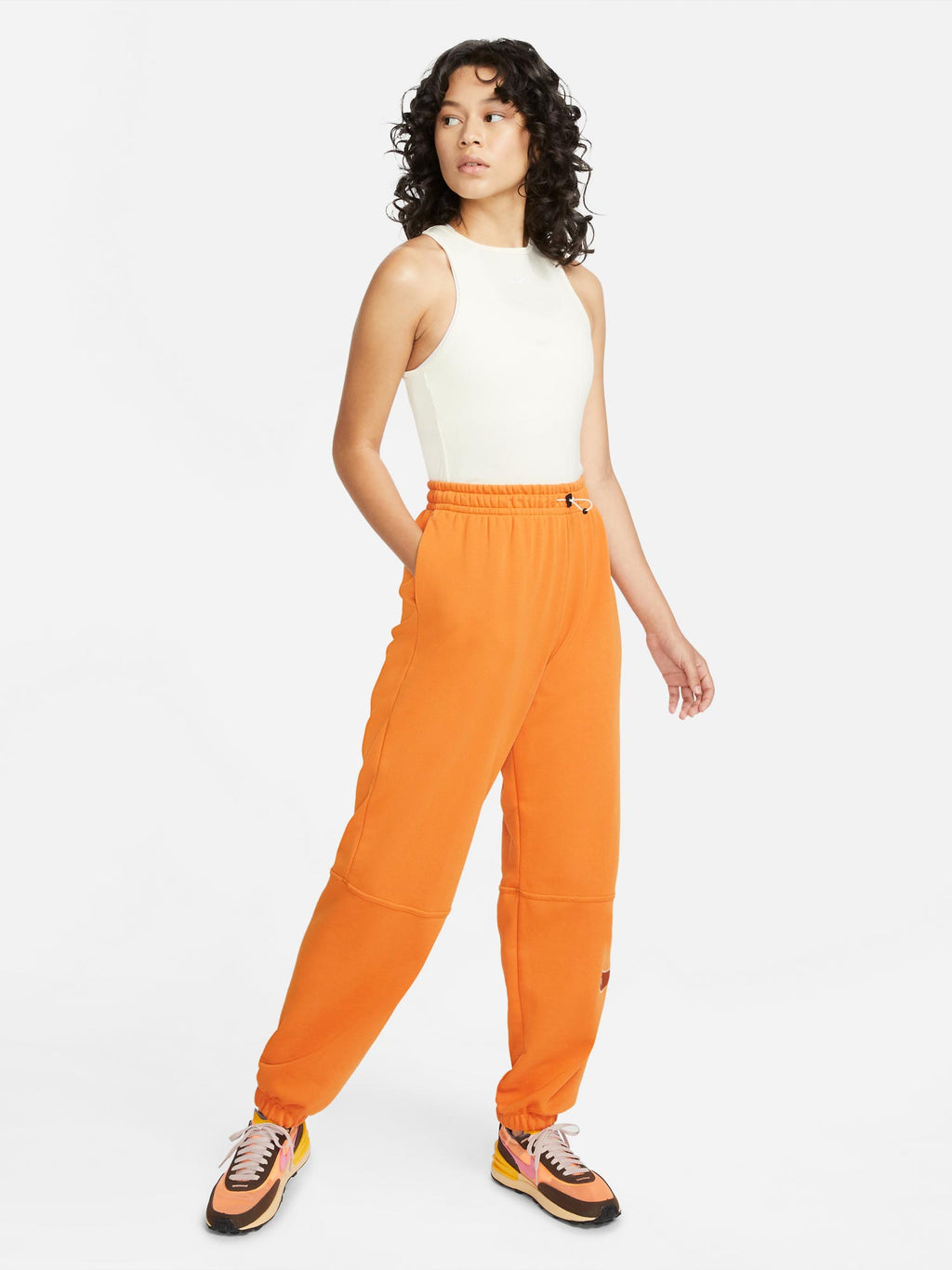NIKE Спортно долнище W SWSH FLC HR