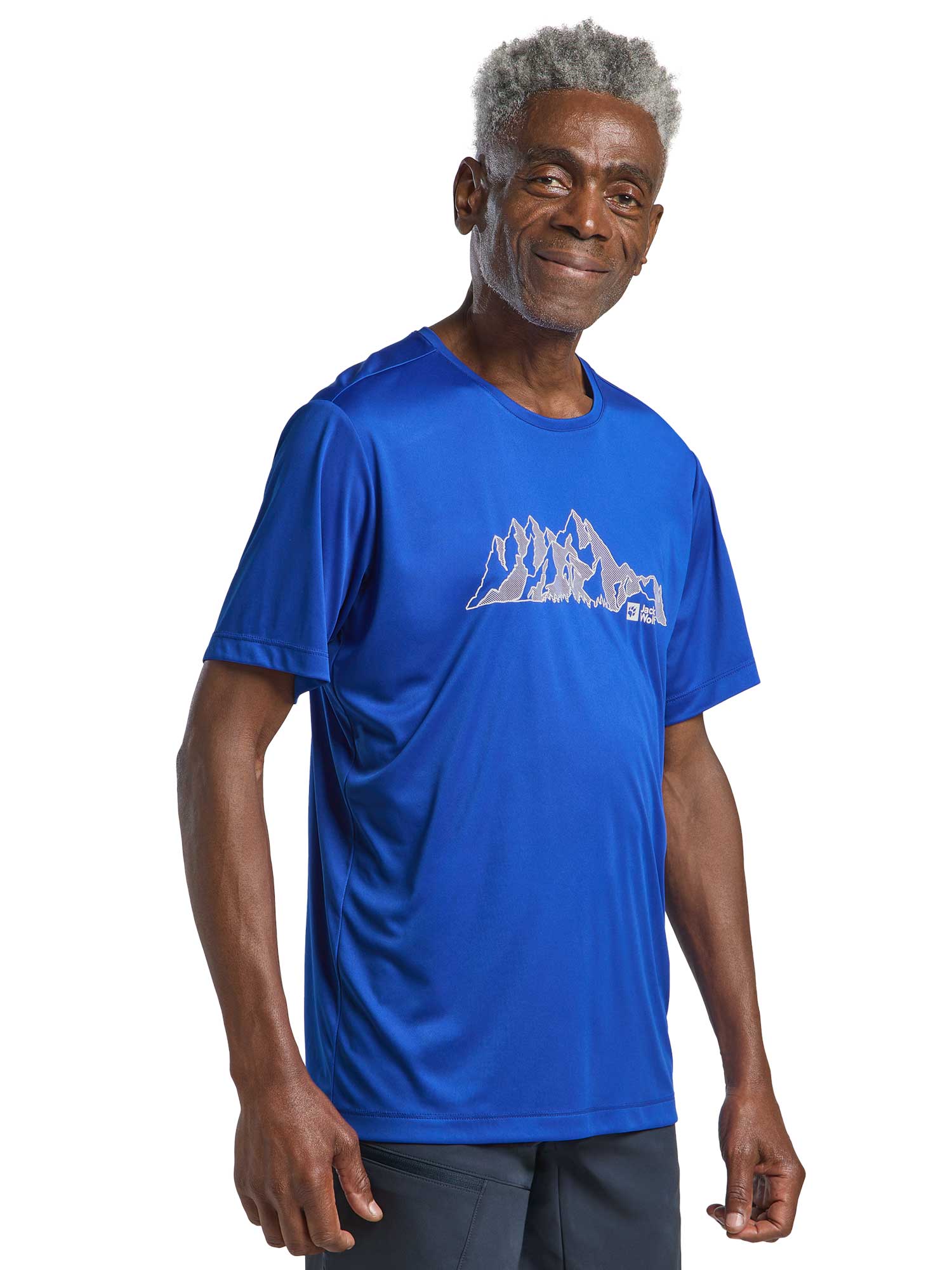 JACK WOLFSKIN Тениска PEAK GRAPHIC T M