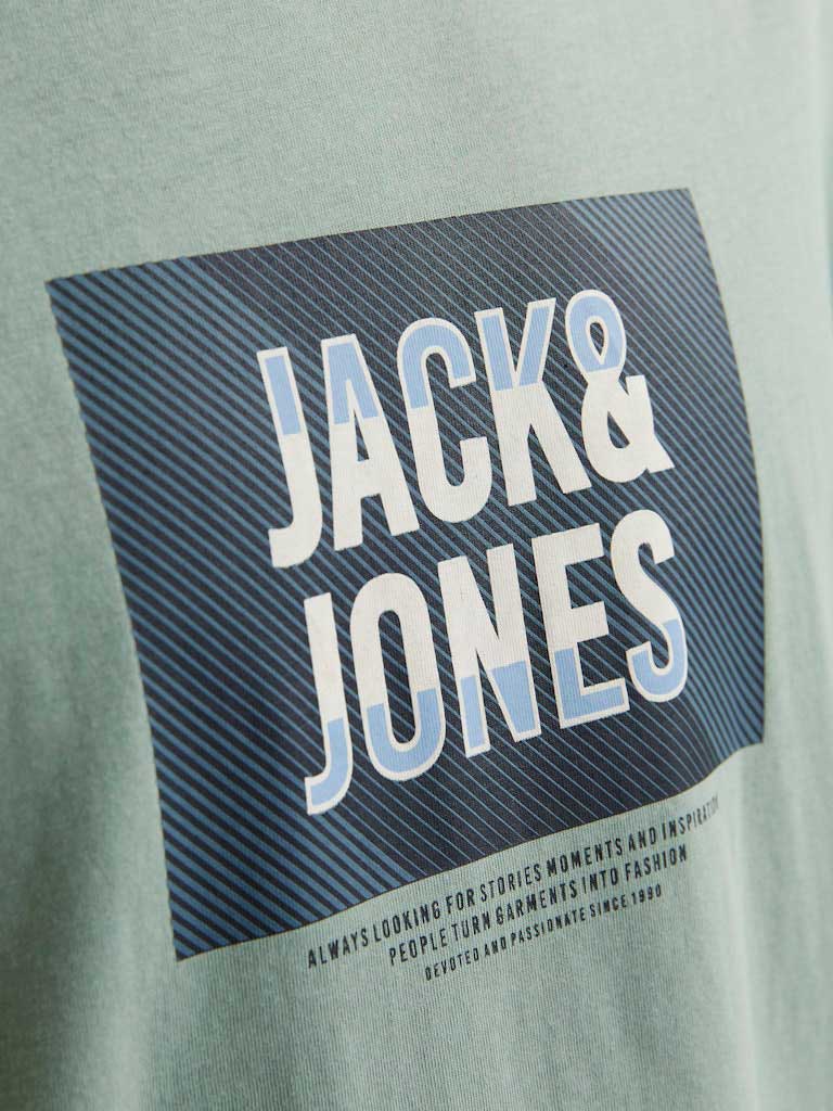JACK & JONES Тениска JJHUDSON TEE SS CREW NECK LN