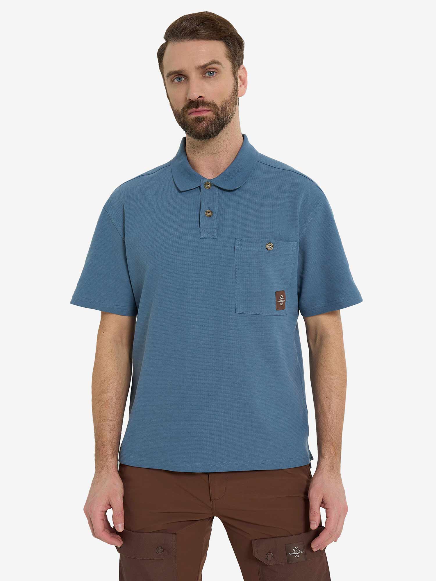 CORDILLERO Тениска Travel Male Polo Best textured fabric