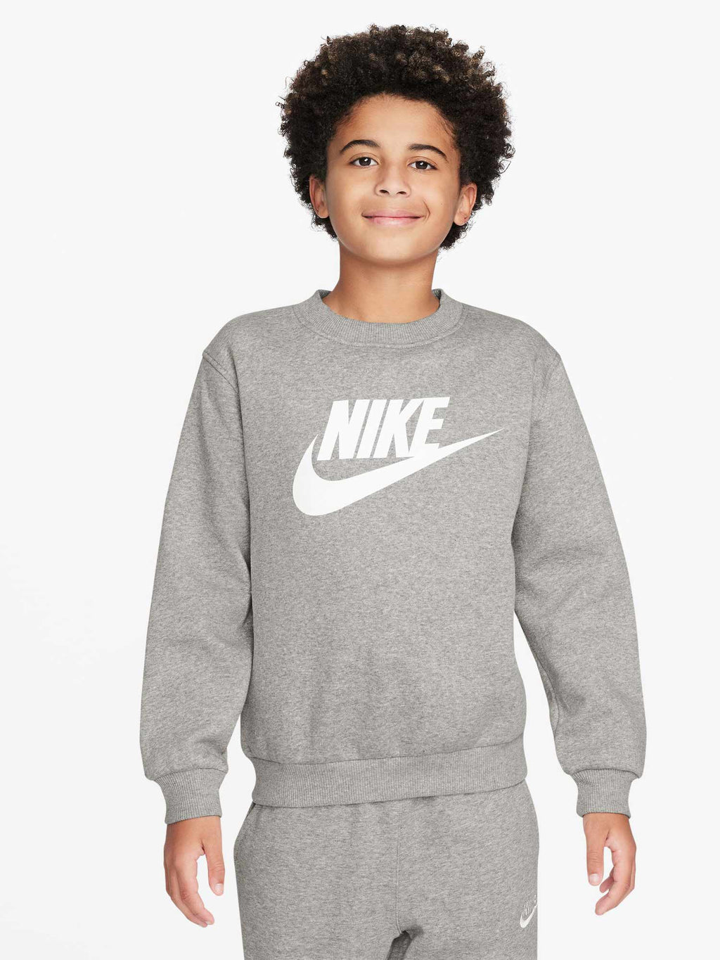 NIKE Блуза K NSW CLUB FLC CREW LS HBR