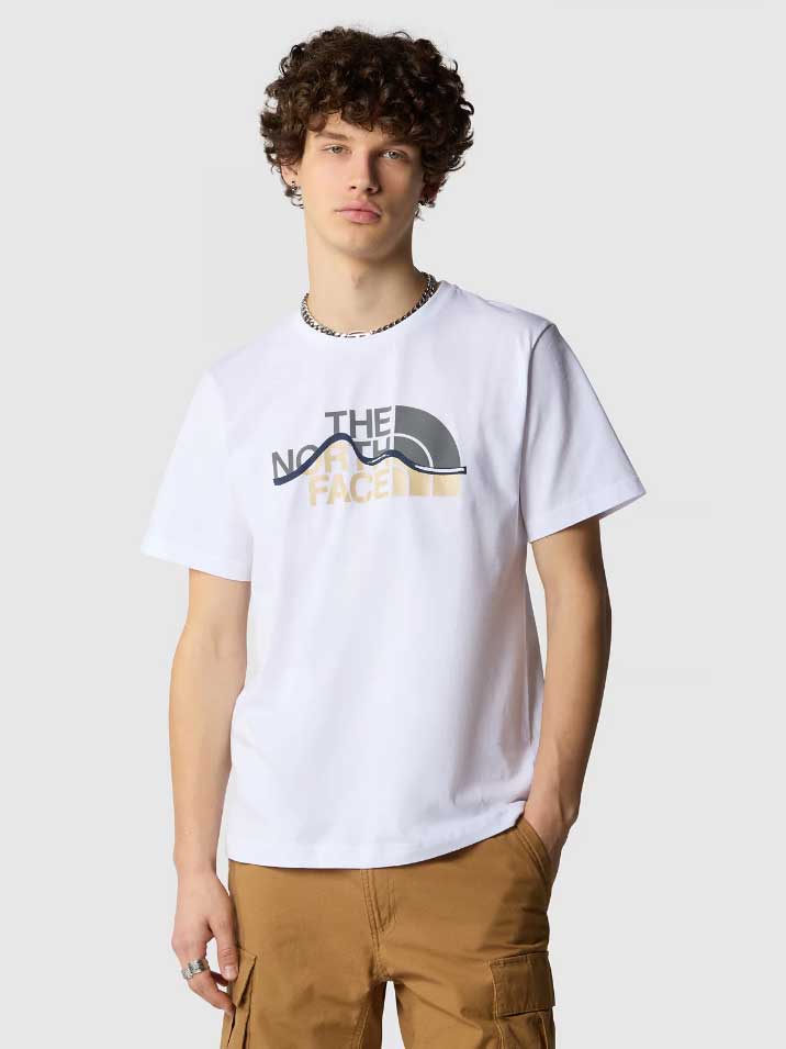 THE NORTH FACE Тениска M SS MOUNTAIN LINE TEE