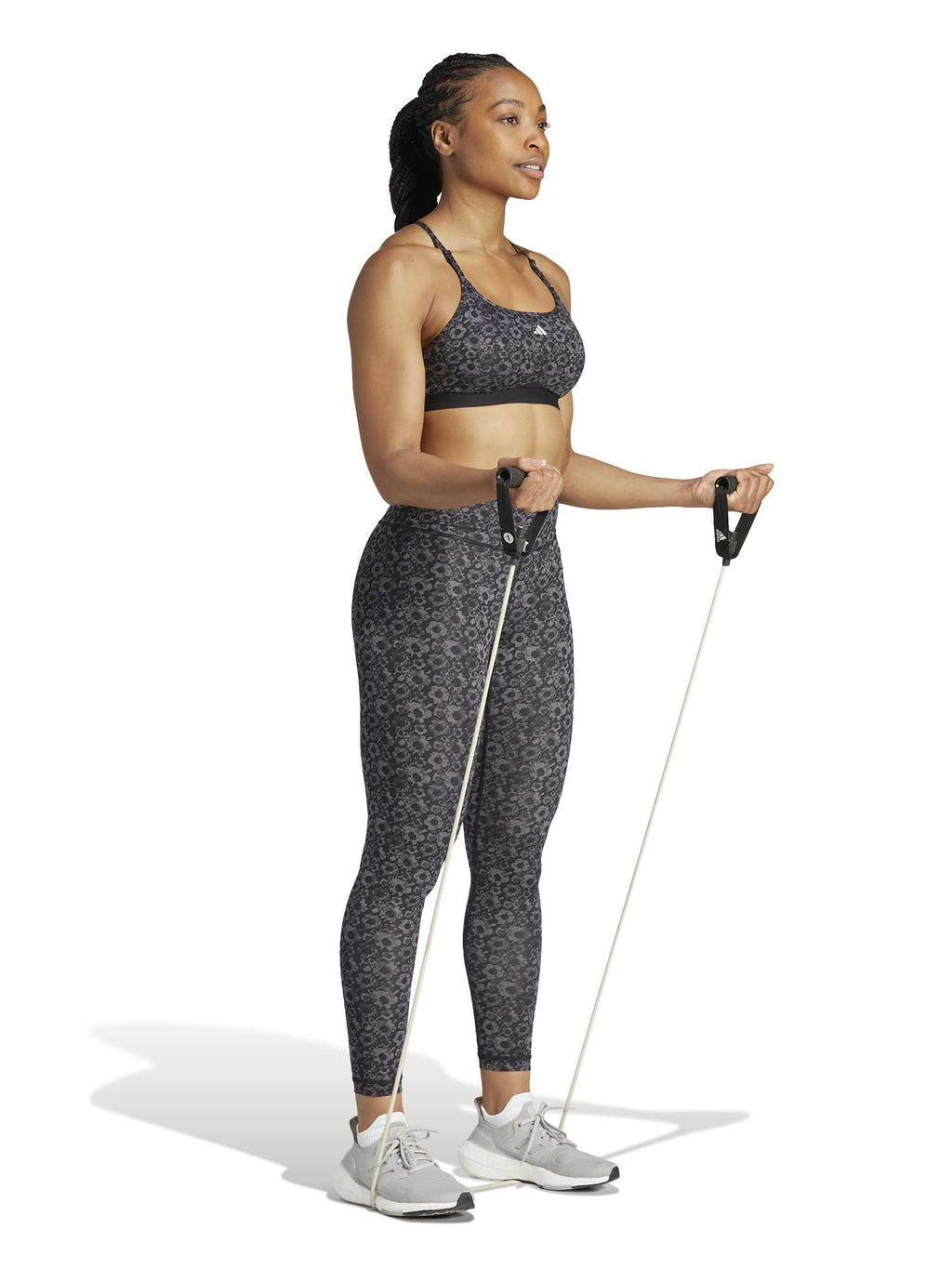 ADIDAS PERFORMANCE Спортен сутиен Aeroreact Training Floral Print