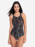 JOSS Цял бански Women's AOP Training Swimsuit