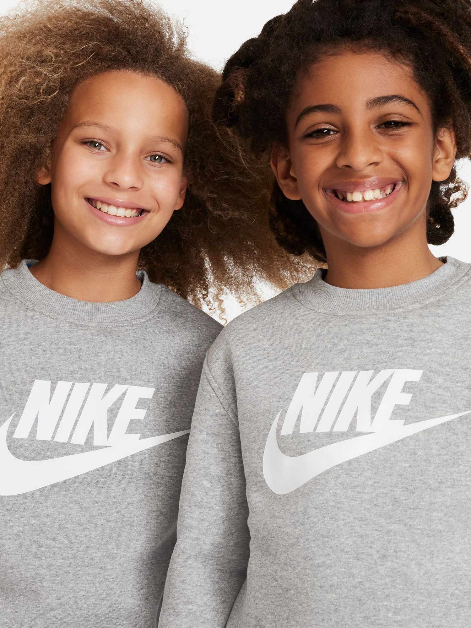 NIKE Блуза K NSW CLUB FLC CREW LS HBR