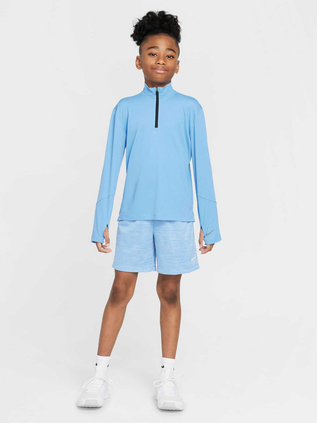 NIKE Блуза B NK DF UV MULTI LS HZ TOP ESS