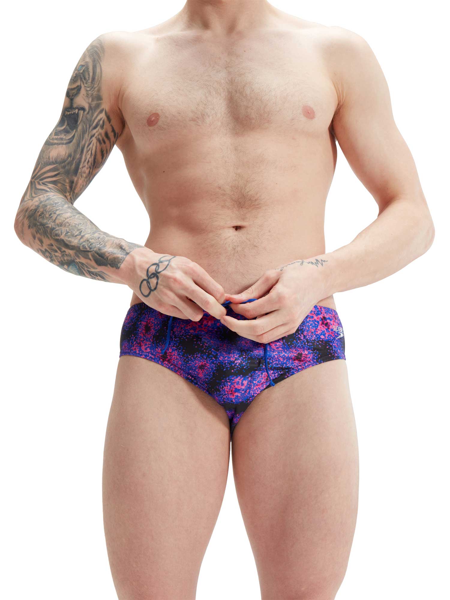 SPEEDO Бански MENS 8CM ALLOVER DIGITAL BRIEF