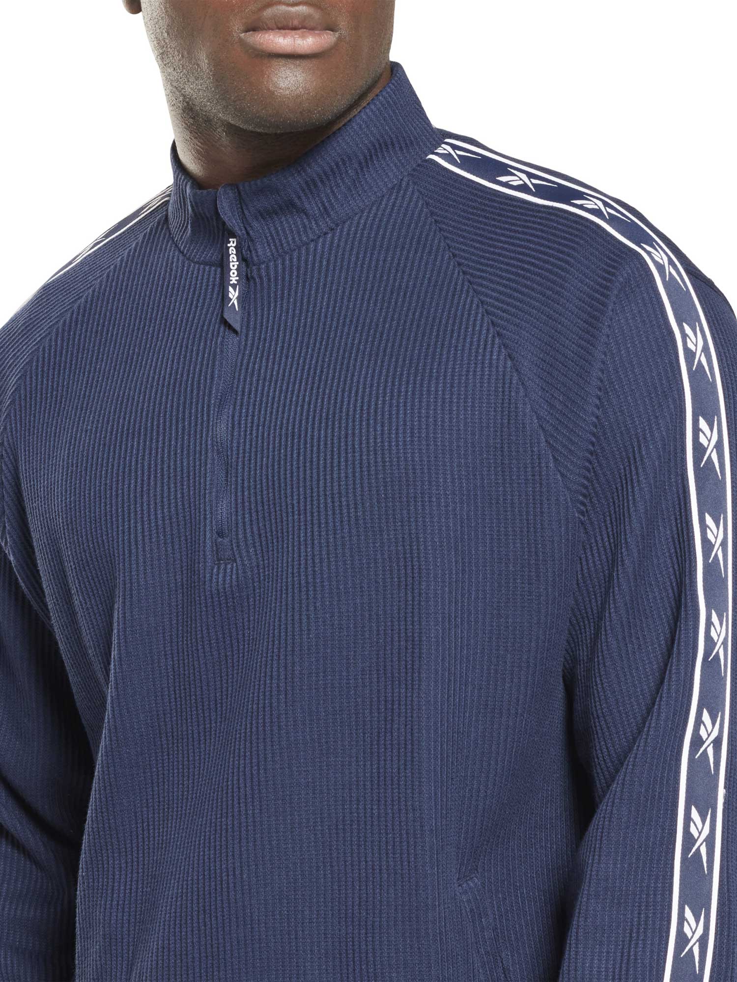 REEBOK Блуза Identity Vector Tape Waffle 1/4 Zip Top