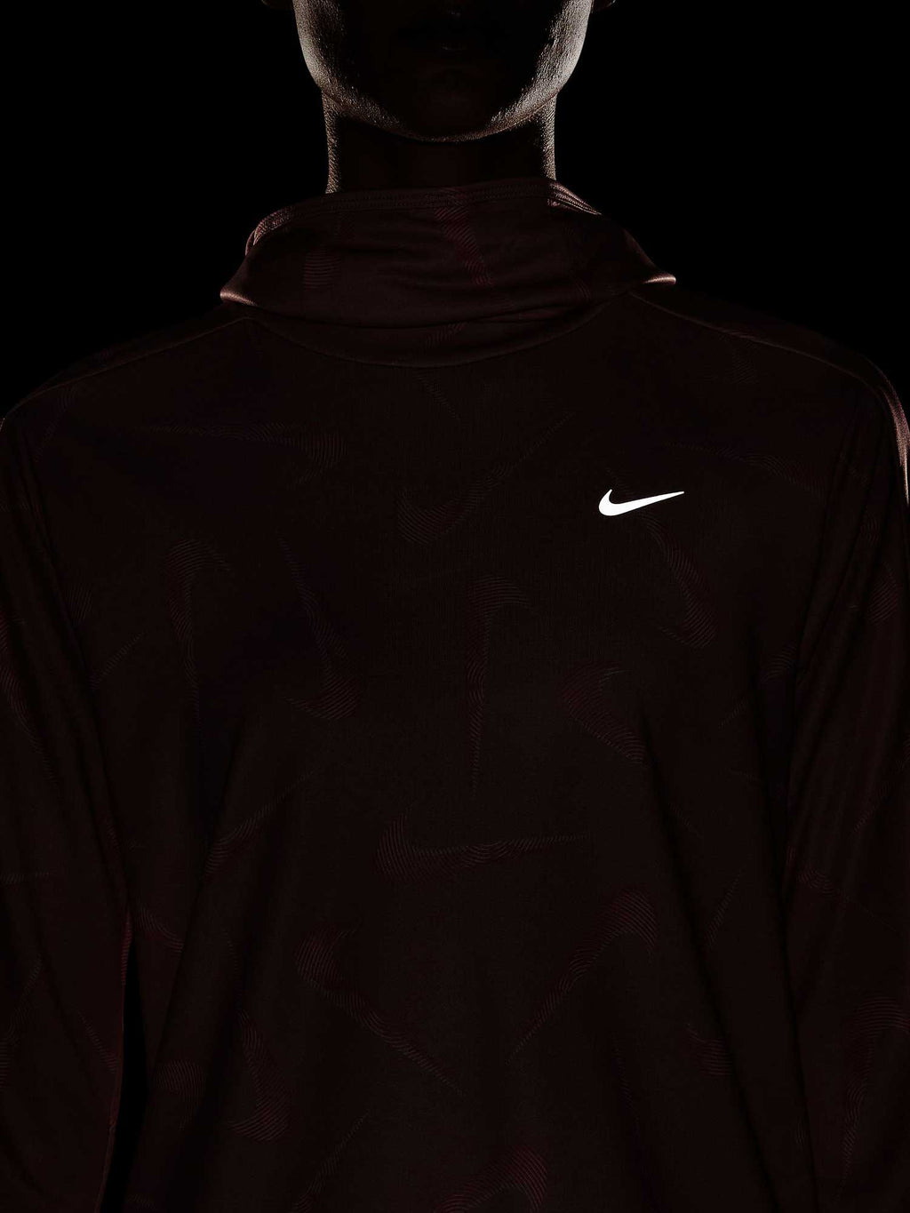 NIKE Суитшърт W NK DF SWSH PRNT PACER HOODED