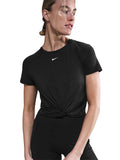 NIKE Тениска W NK ONE CLSC DF TWST SS TP WT