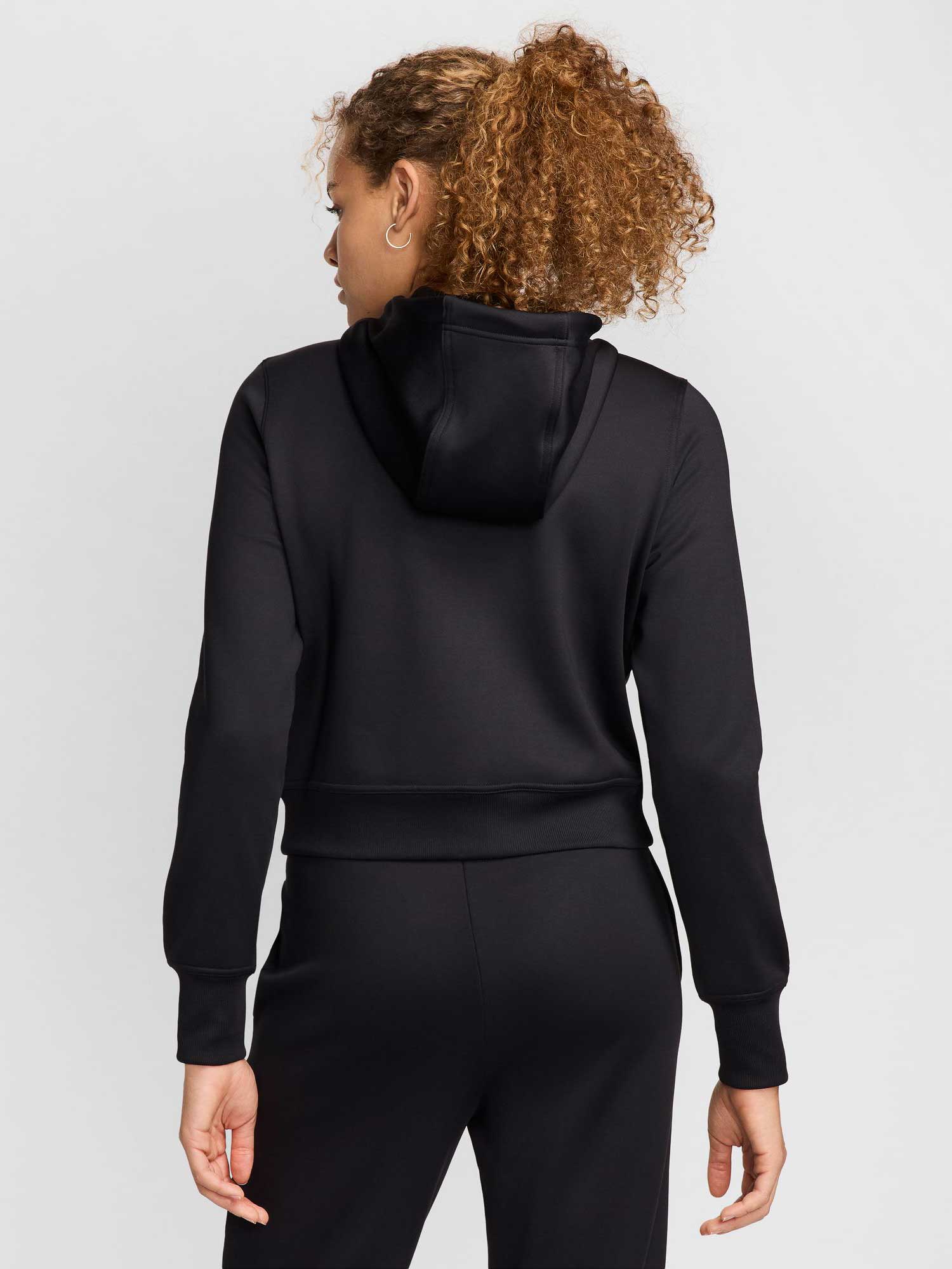 NIKE Суитшърт W NK ONE TF FZ HOODIE LBR