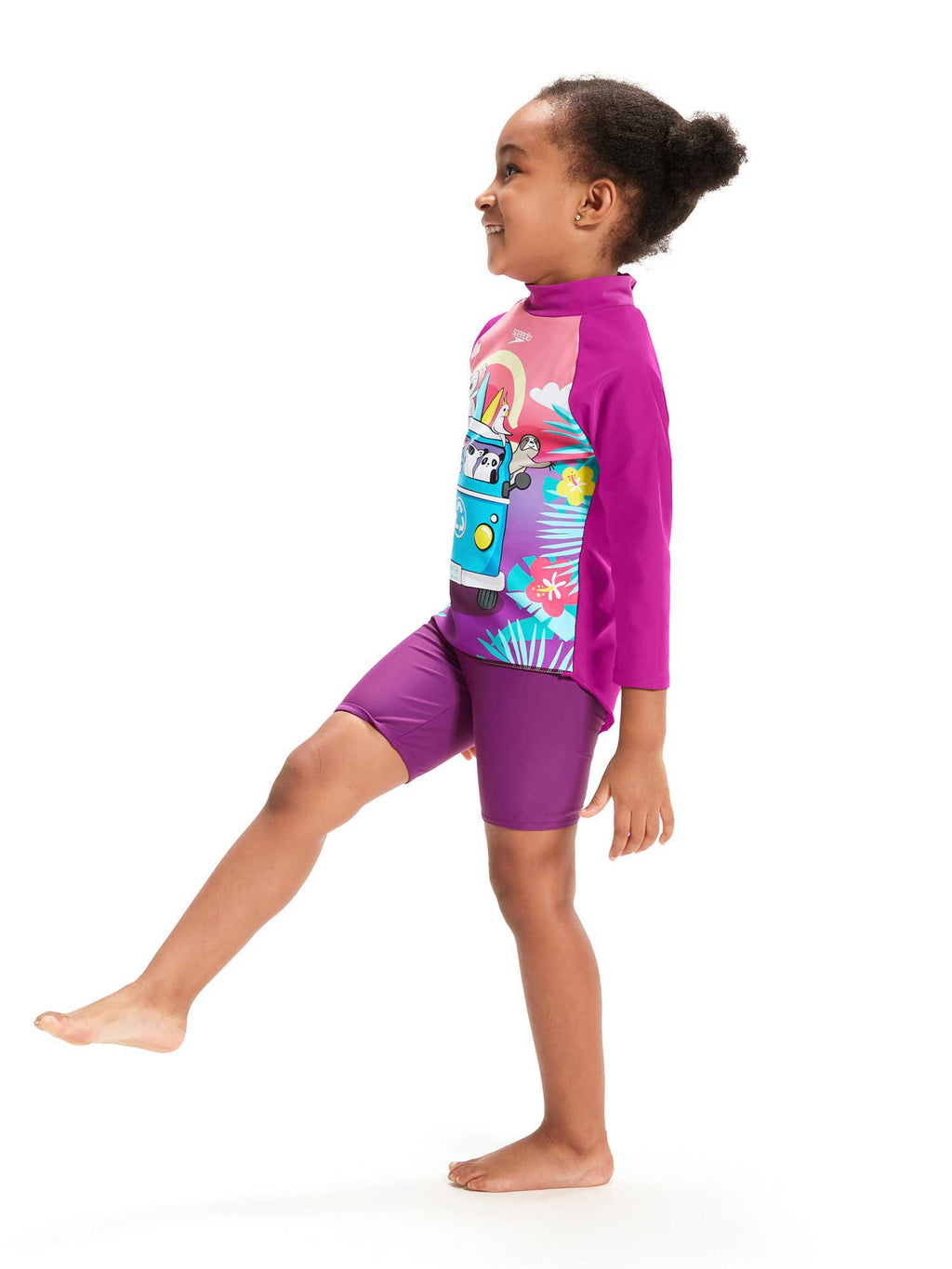 SPEEDO Блуза с UV защита GIRLS DIGITAL TOP