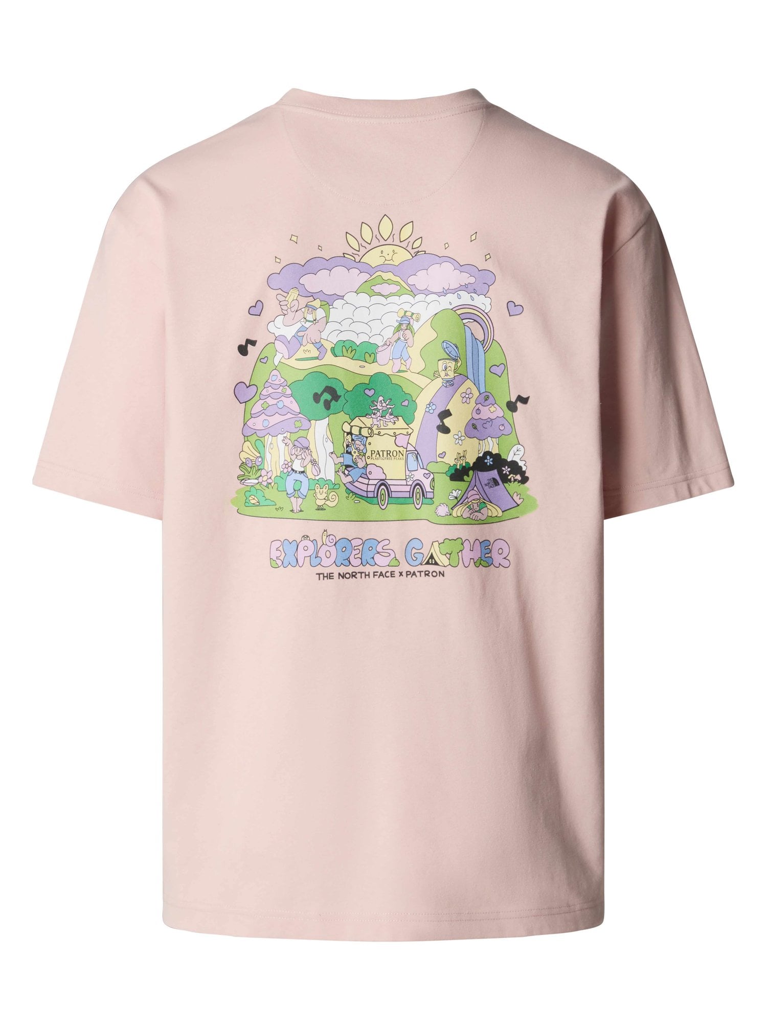 THE NORTH FACE Тениска U SS MOUNTAIN CLEANUP OVERSIZED TEE
