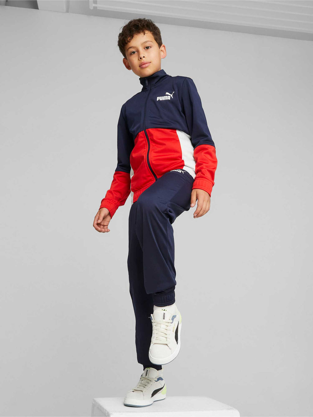 PUMA Спортен екип Colorblock Poly Suit cl B