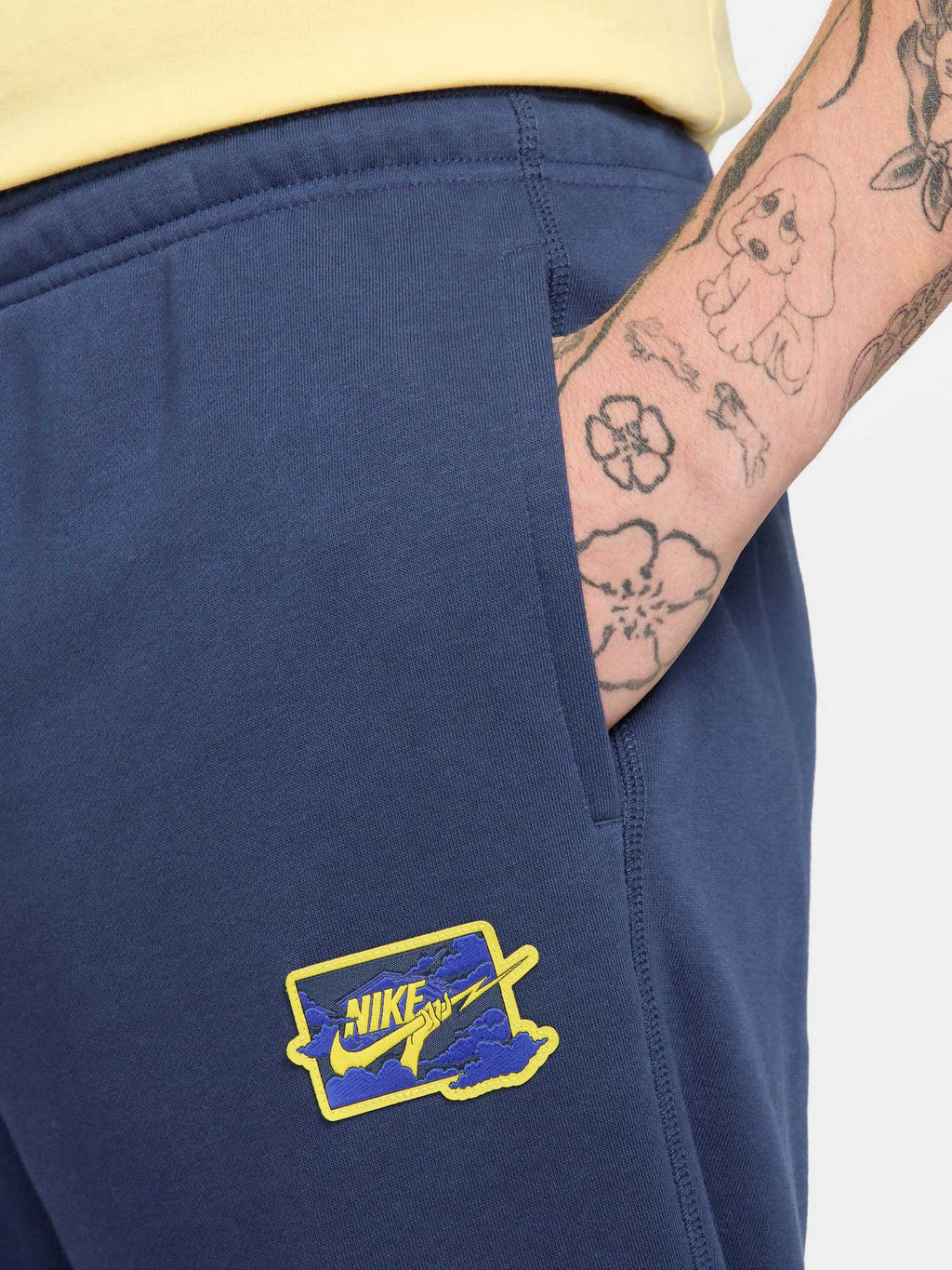 NIKE Спортно долнище M NK CLUB FT CUFF PANT BOLT
