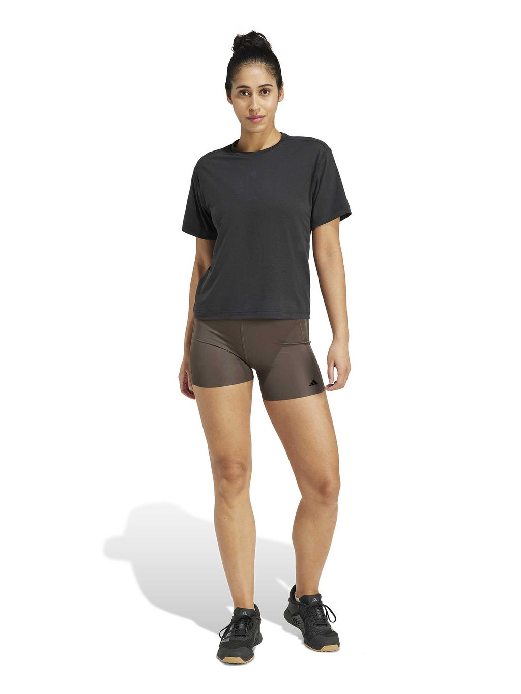 ADIDAS PERFORMANCE Тениска Power Back-Cutout 3-Stripes T-Shirt