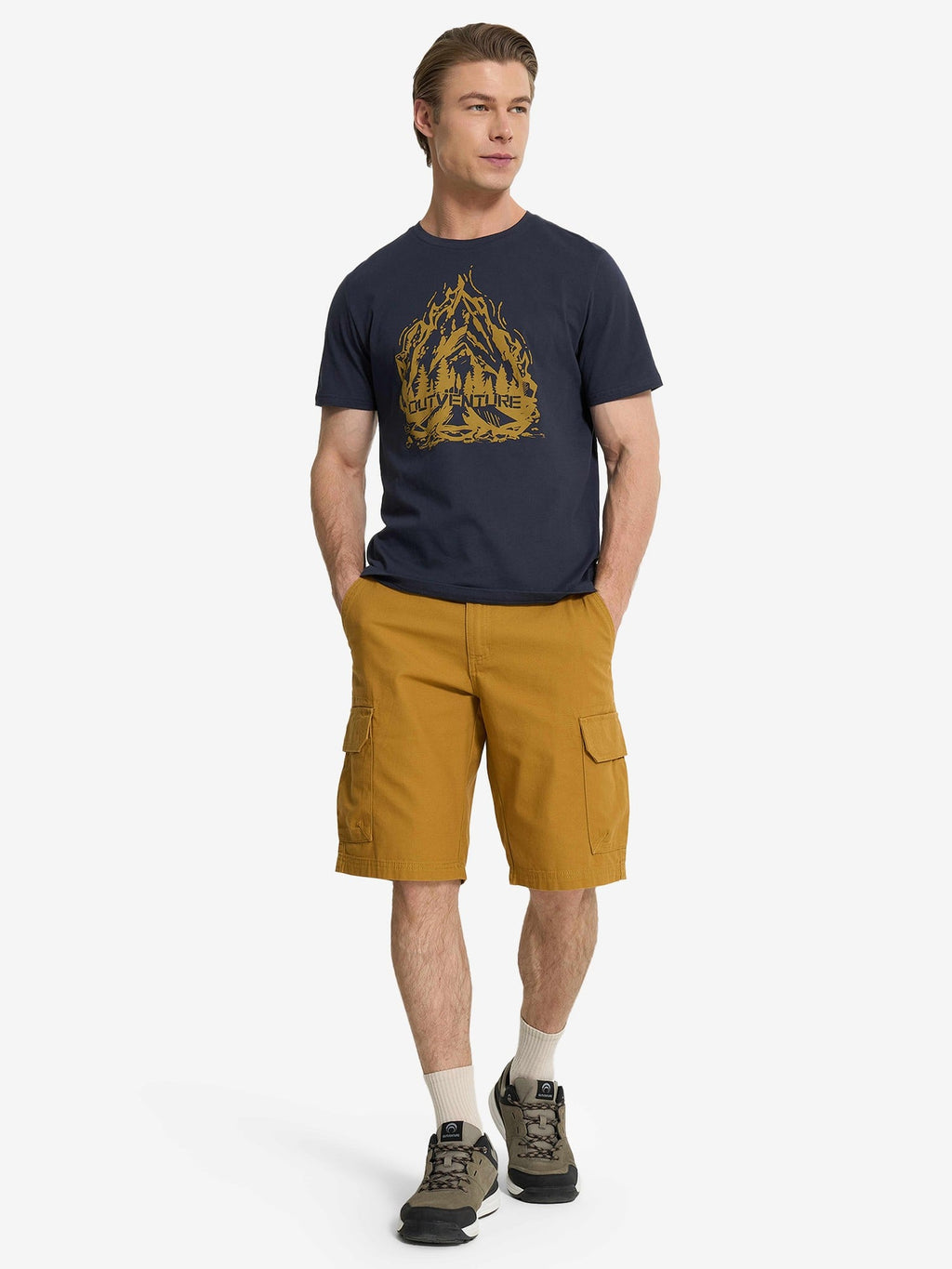 OUTVENTURE Къси панталони Travel Mens Cargo Shorts
