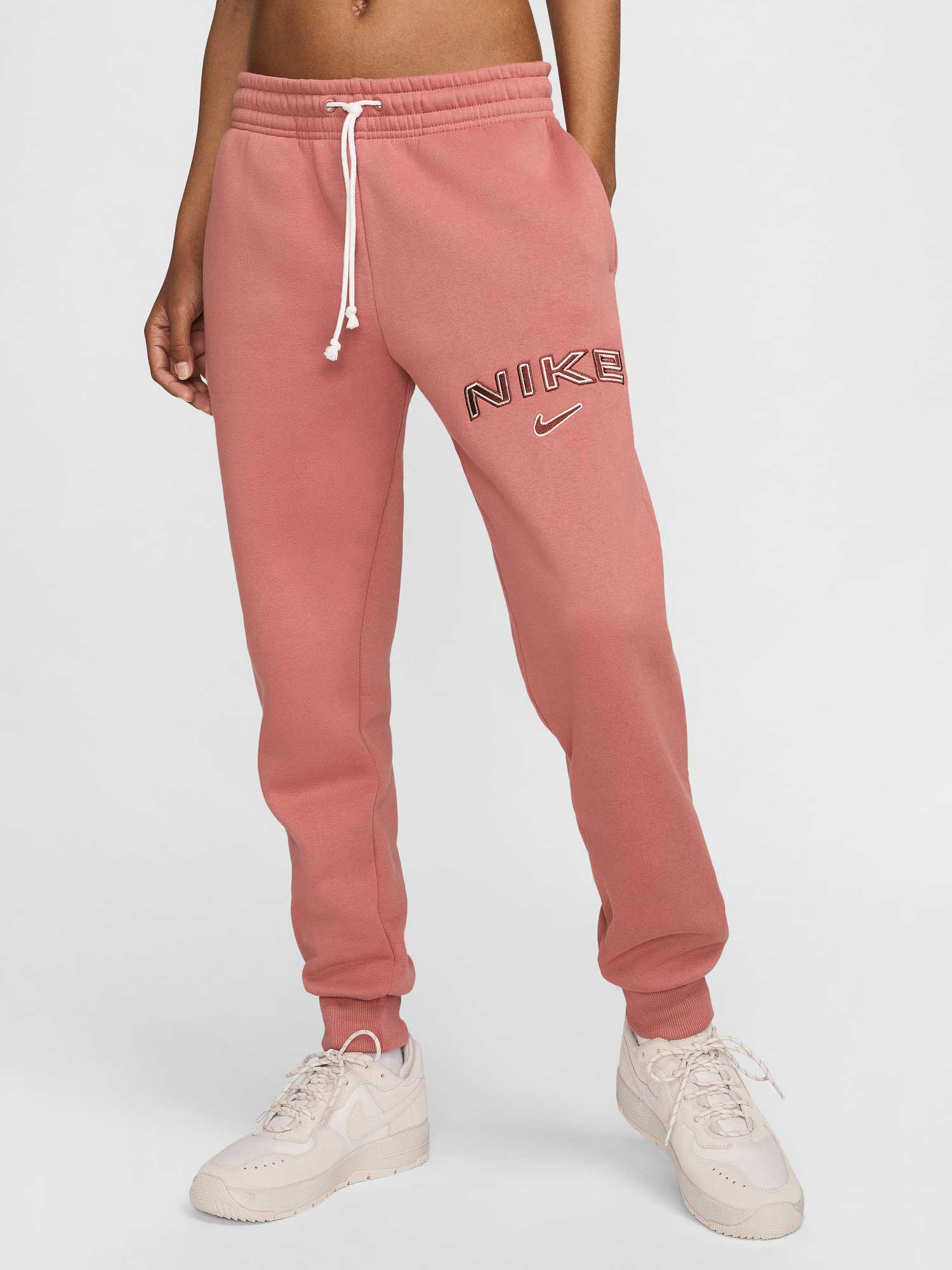 NIKE Спортно долнище W NSW PHNX FLC MR STD LOGO PNT