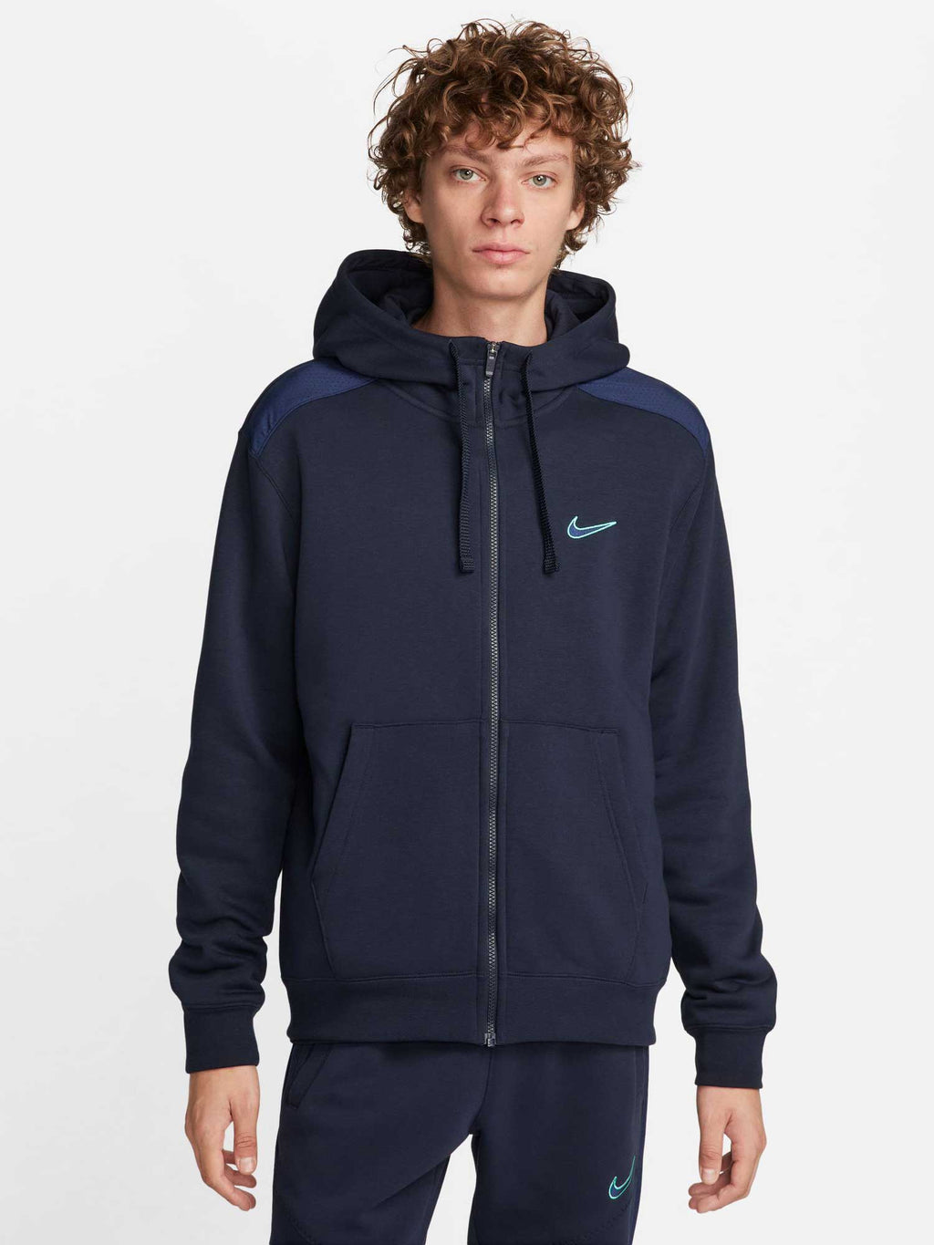 NIKE Суитшърт M NSW SP FLC FZ HOODIE BB