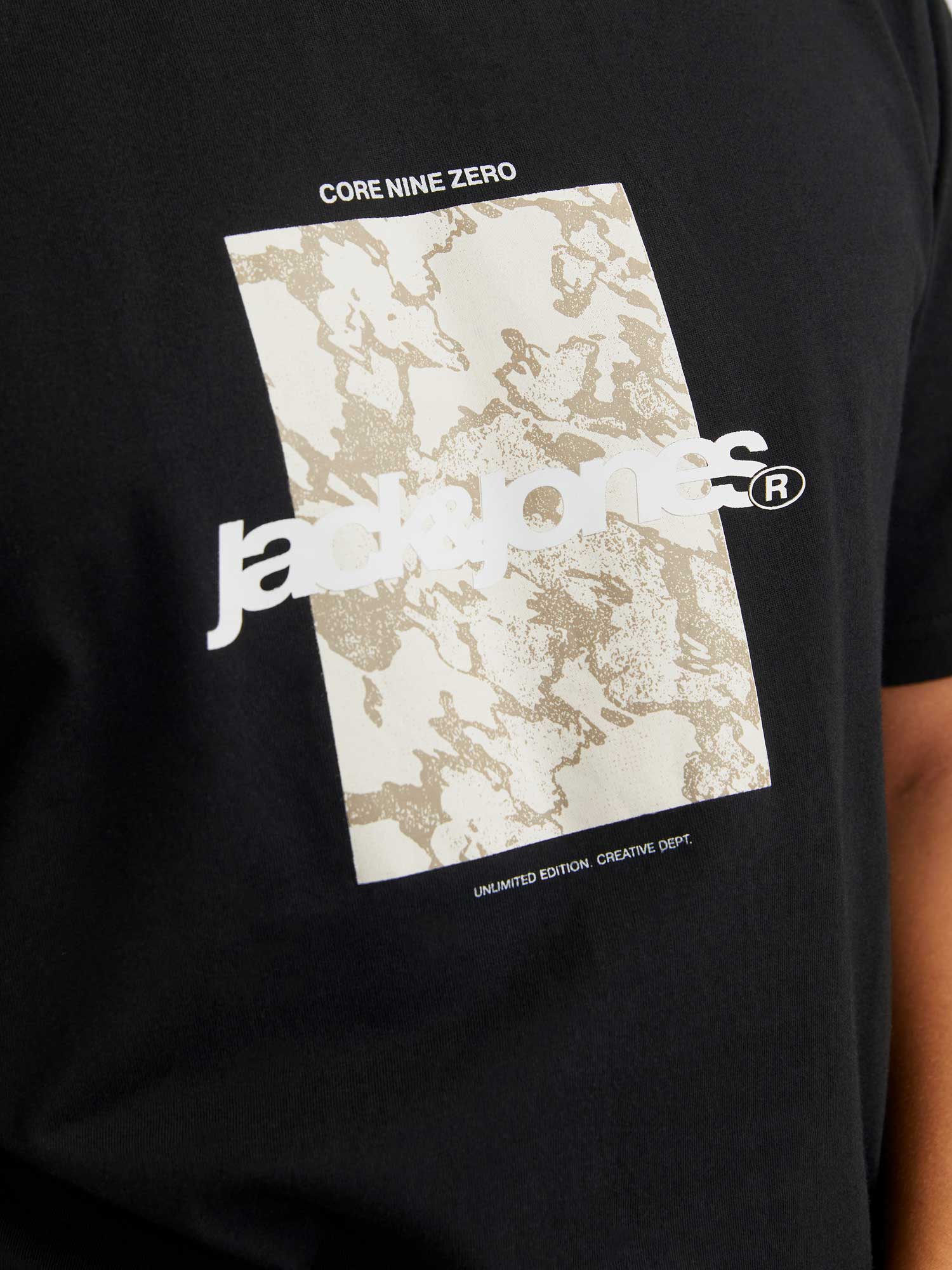 JACK & JONES Тениска JCOTARMAC CAMO FRONT TEE SS CREW NECK LN
