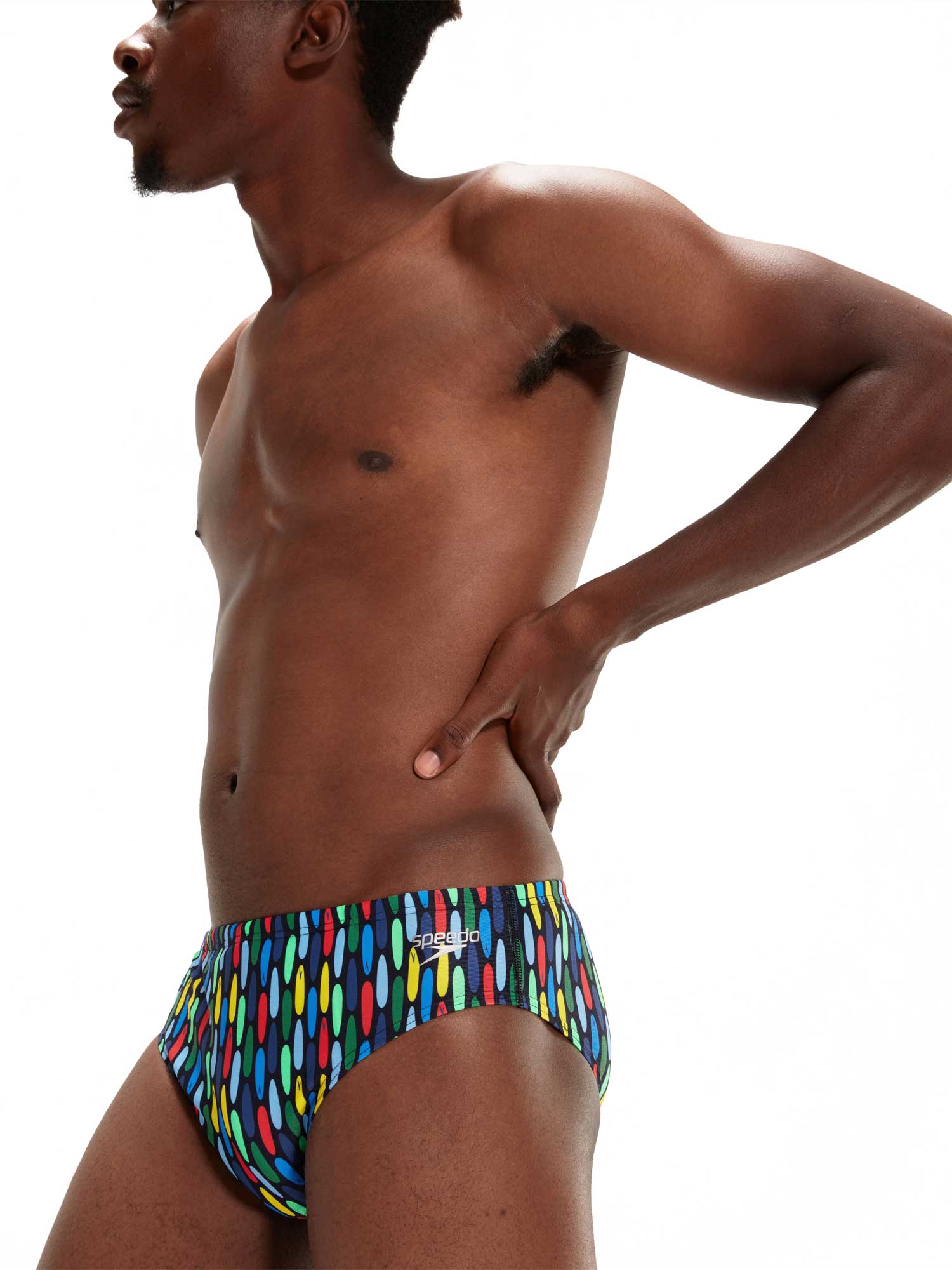 SPEEDO Бански MENS 8CM ALLOVER DIGITAL BRIEF