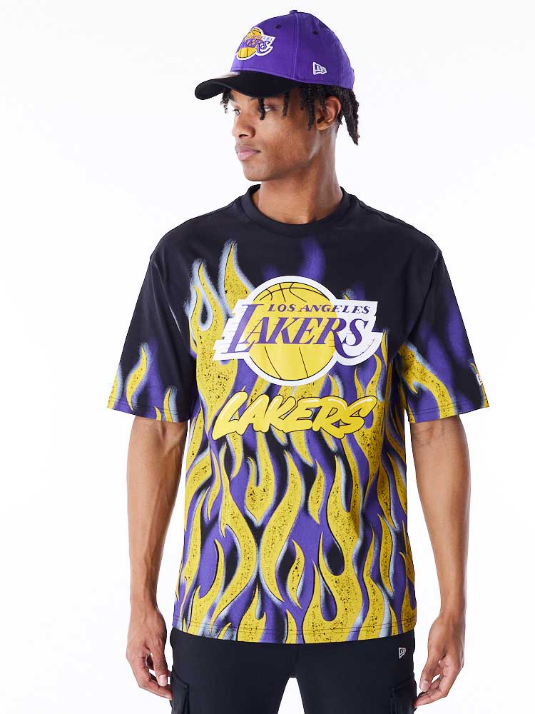 NEW ERA Тениска NBA FLAME OS TEE LOSLAK