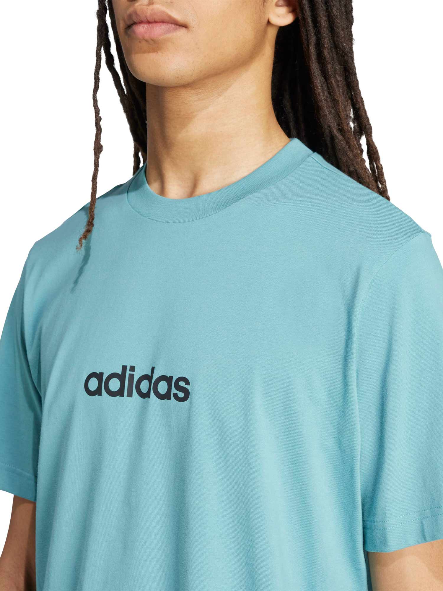 ADIDAS SPORTSWEAR Тениска Essentials Linear Single Jersey Tee