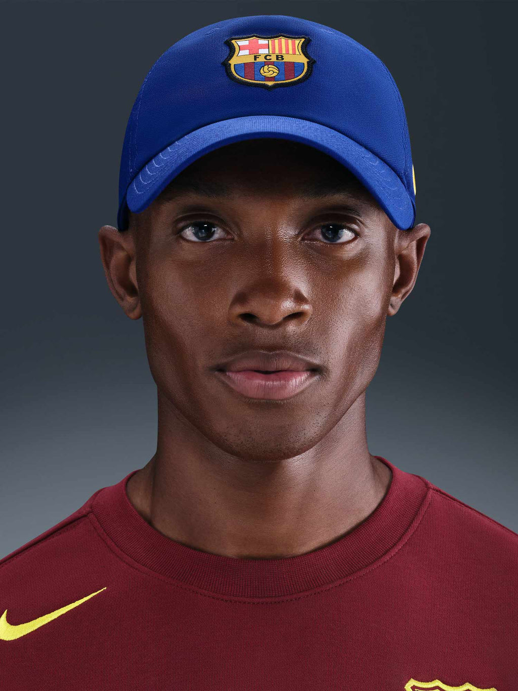NIKE Шапка FCB U NK CLUB CAP US CB L