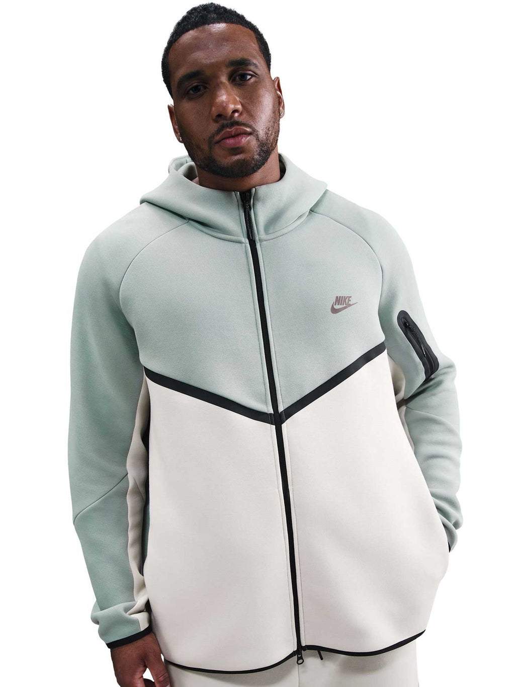 NIKE Суитшърт M NK TCH FLC FZ WR HOODIE
