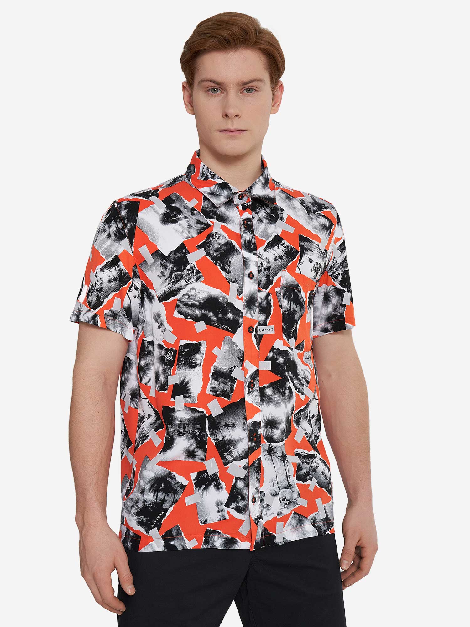 TERMIT Риза Viscose Mens SS Shirt