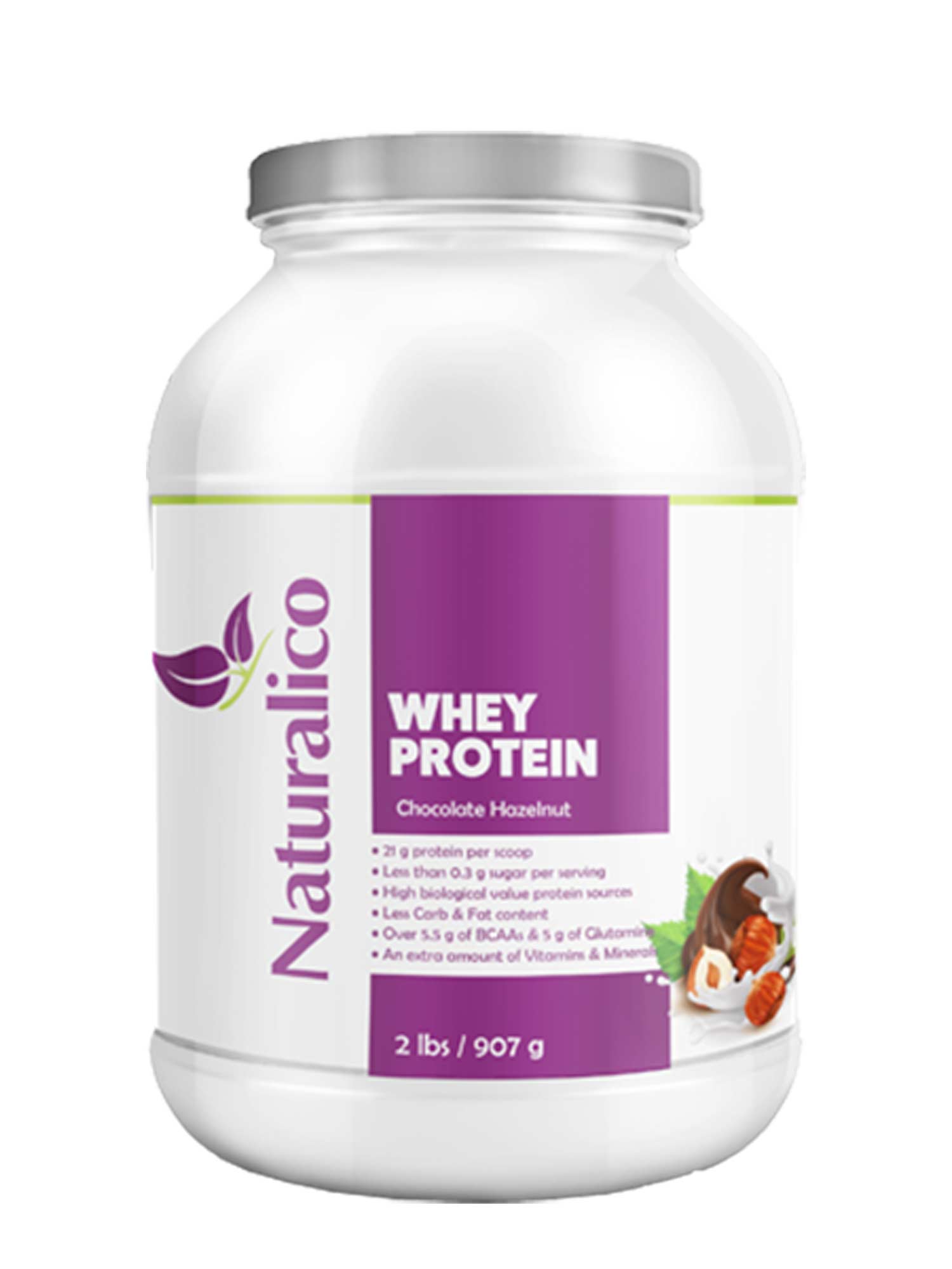 NATURALICO Протеин Whey Protein 2 lbs-бял шоколад и ягода