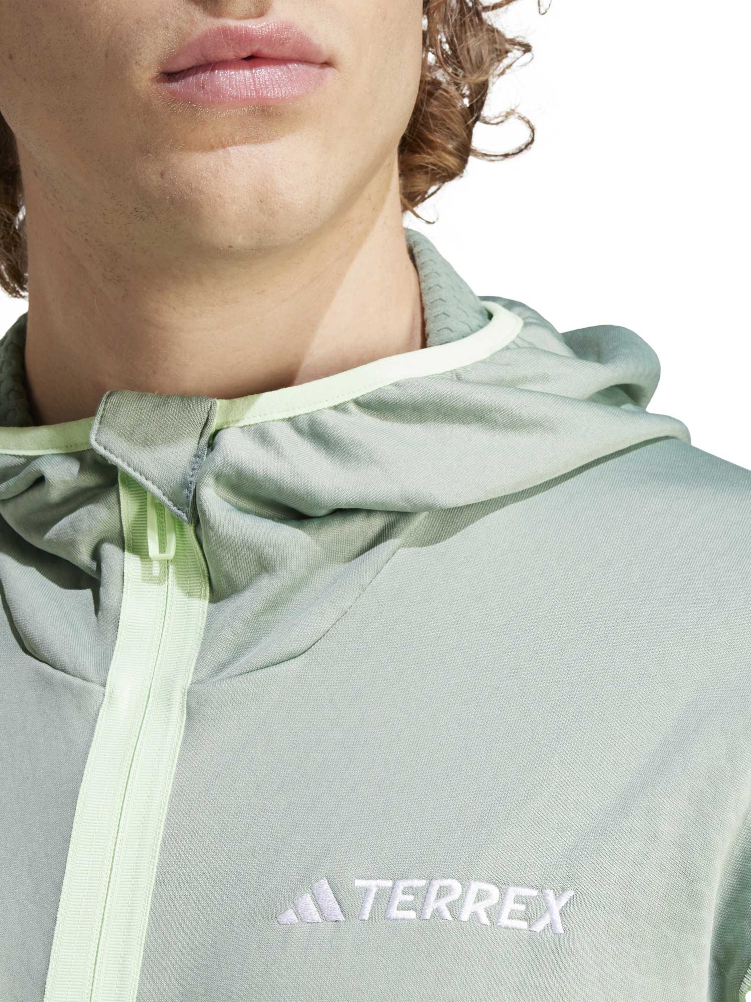 ADIDAS PERFORMANCE Суитшърт TERREX XPERIOR LIGHT FLEECE HOODED JACKET