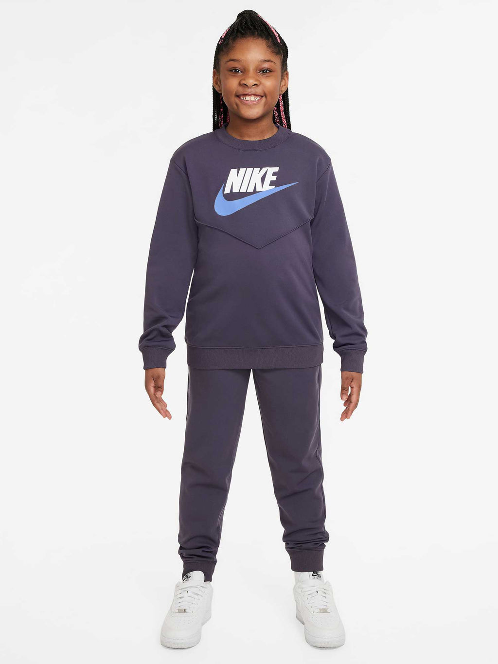 NIKE Спортен екип K NSW TRACKSUIT POLY CREW HBR