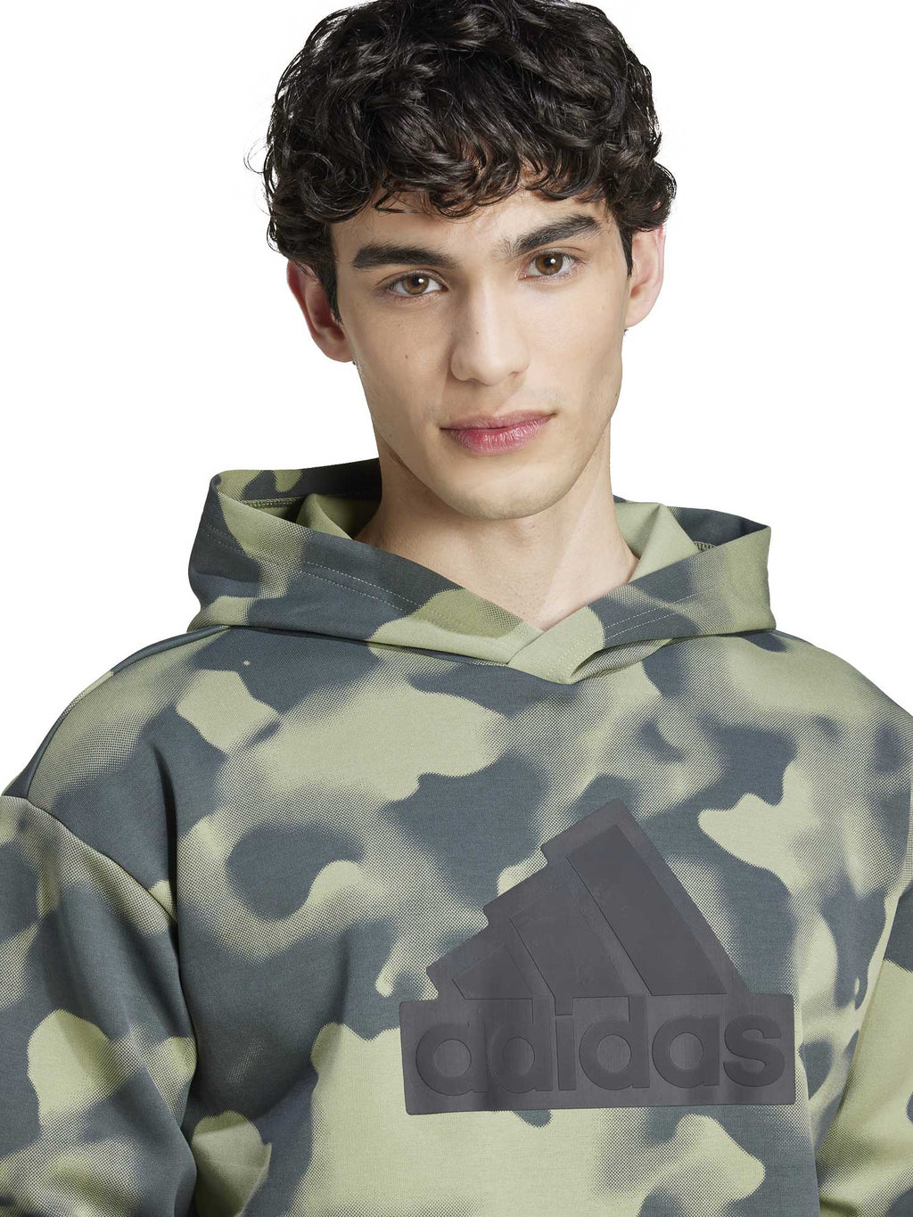 ADIDAS SPORTSWEAR Суитшърт Future Icons Badge of Sport Allover Print