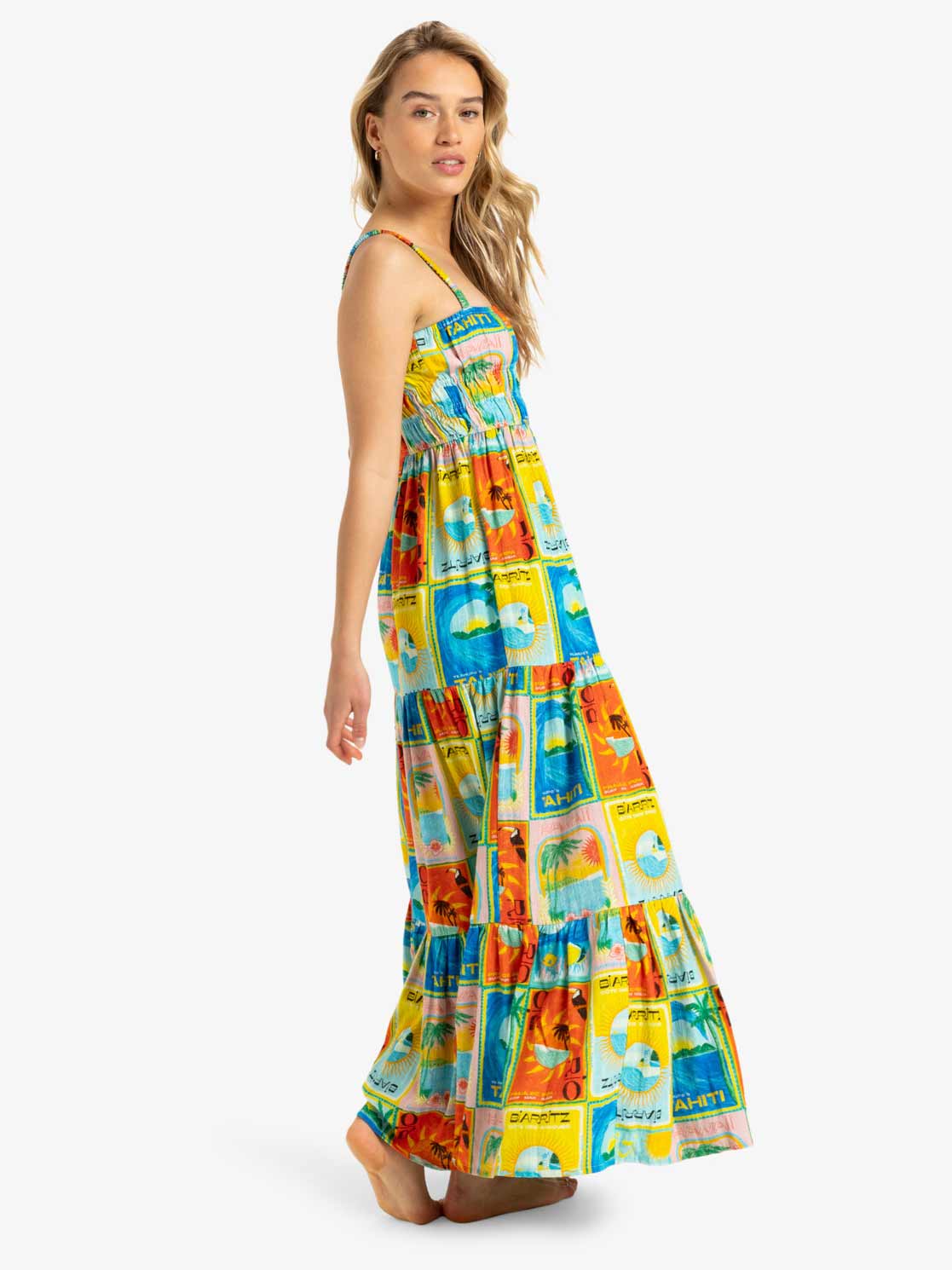ROXY Рокля ATLAS SUNSHINE COASTLINE MAXI