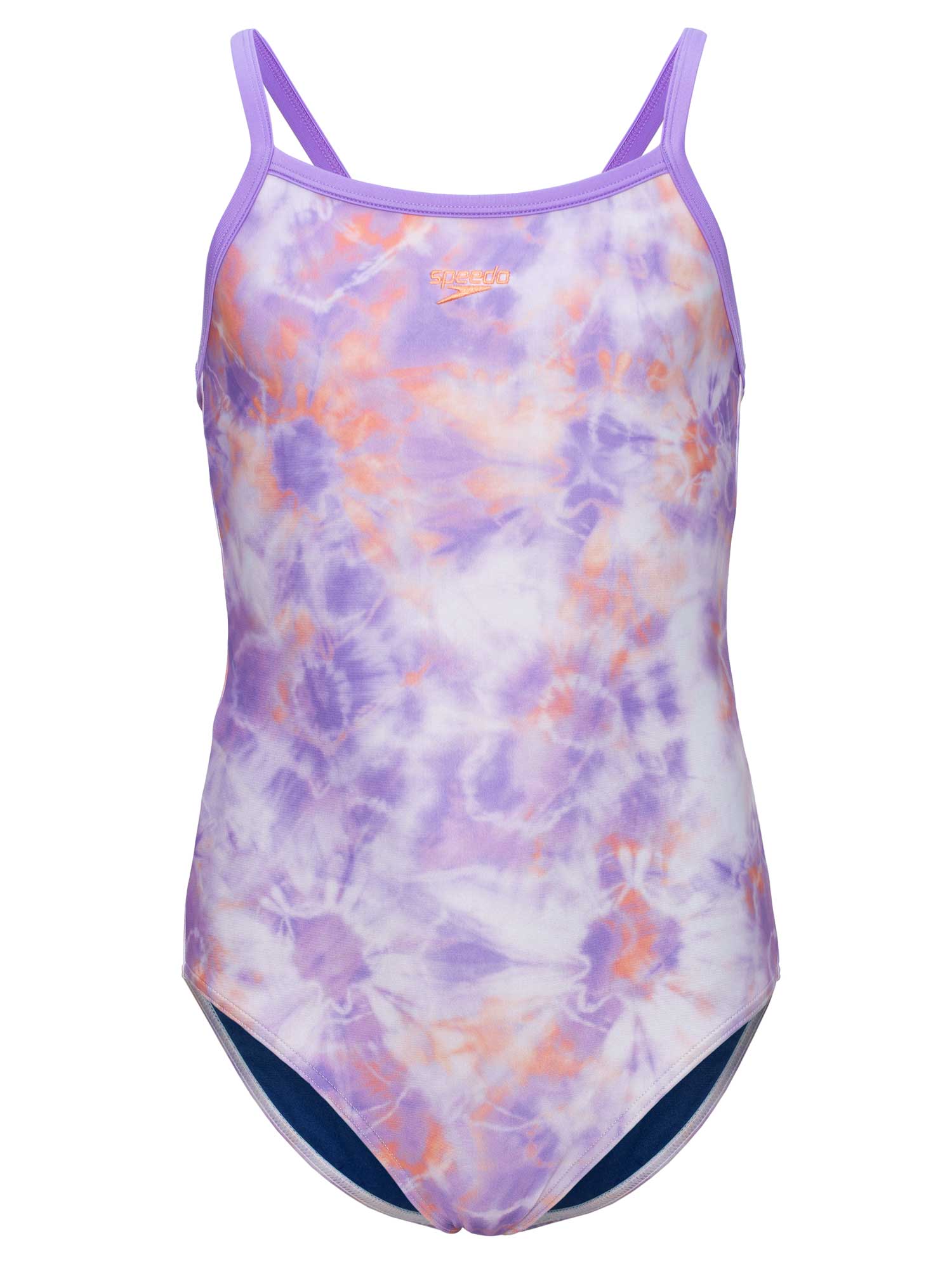 SPEEDO Цял бански GIRLS PRINTED THINSTRAP MUSCLEBACK