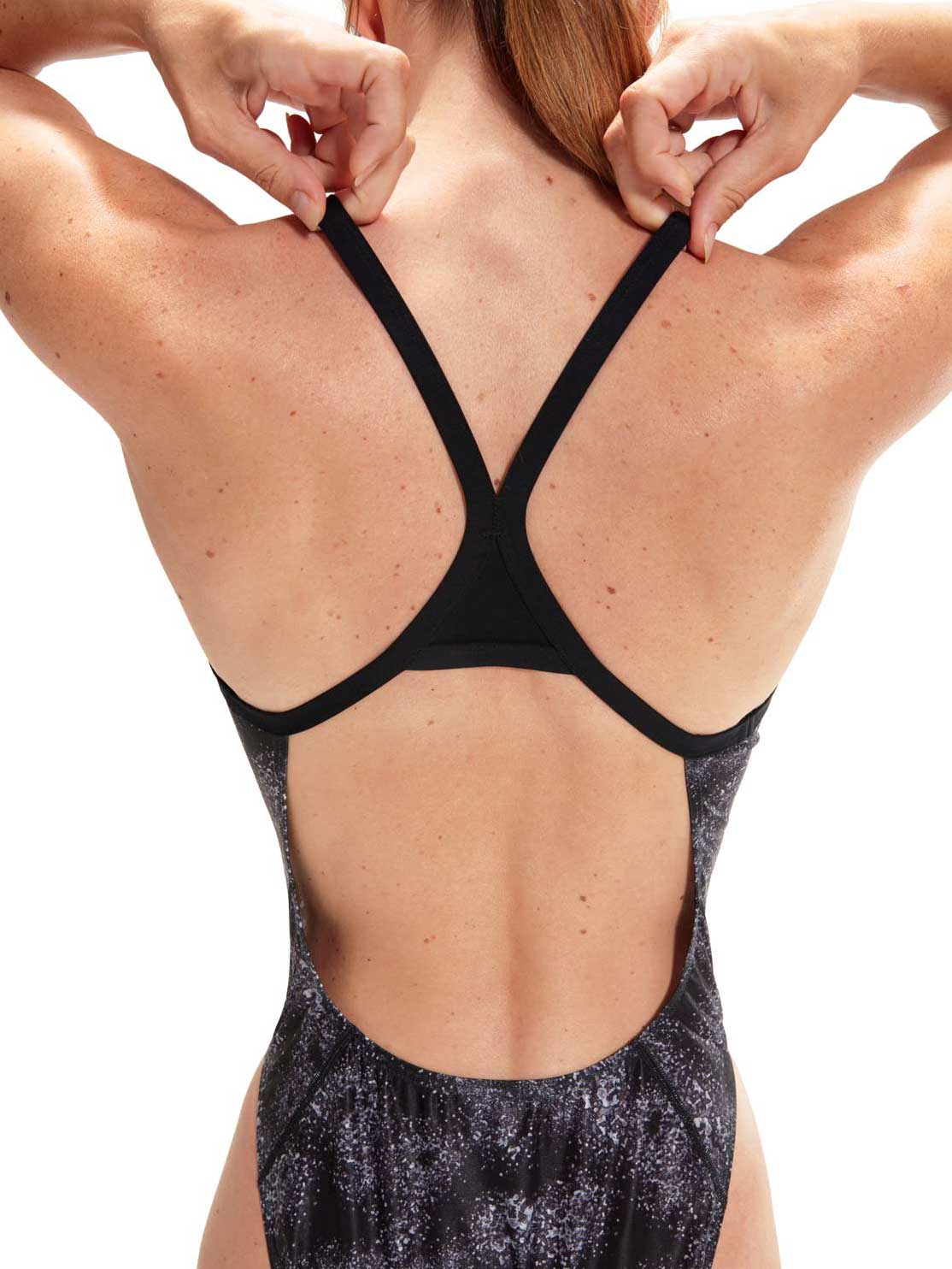 SPEEDO Цял бански ALLOVER DIGITAL TURNBACK