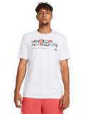 UNDER ARMOUR Тениска UA Colorblock Wordmark SS