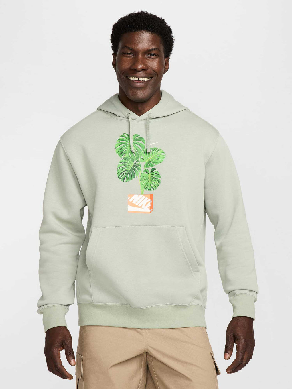 NIKE Суитшърт U NSW CLUB HDY PO BB MDRN